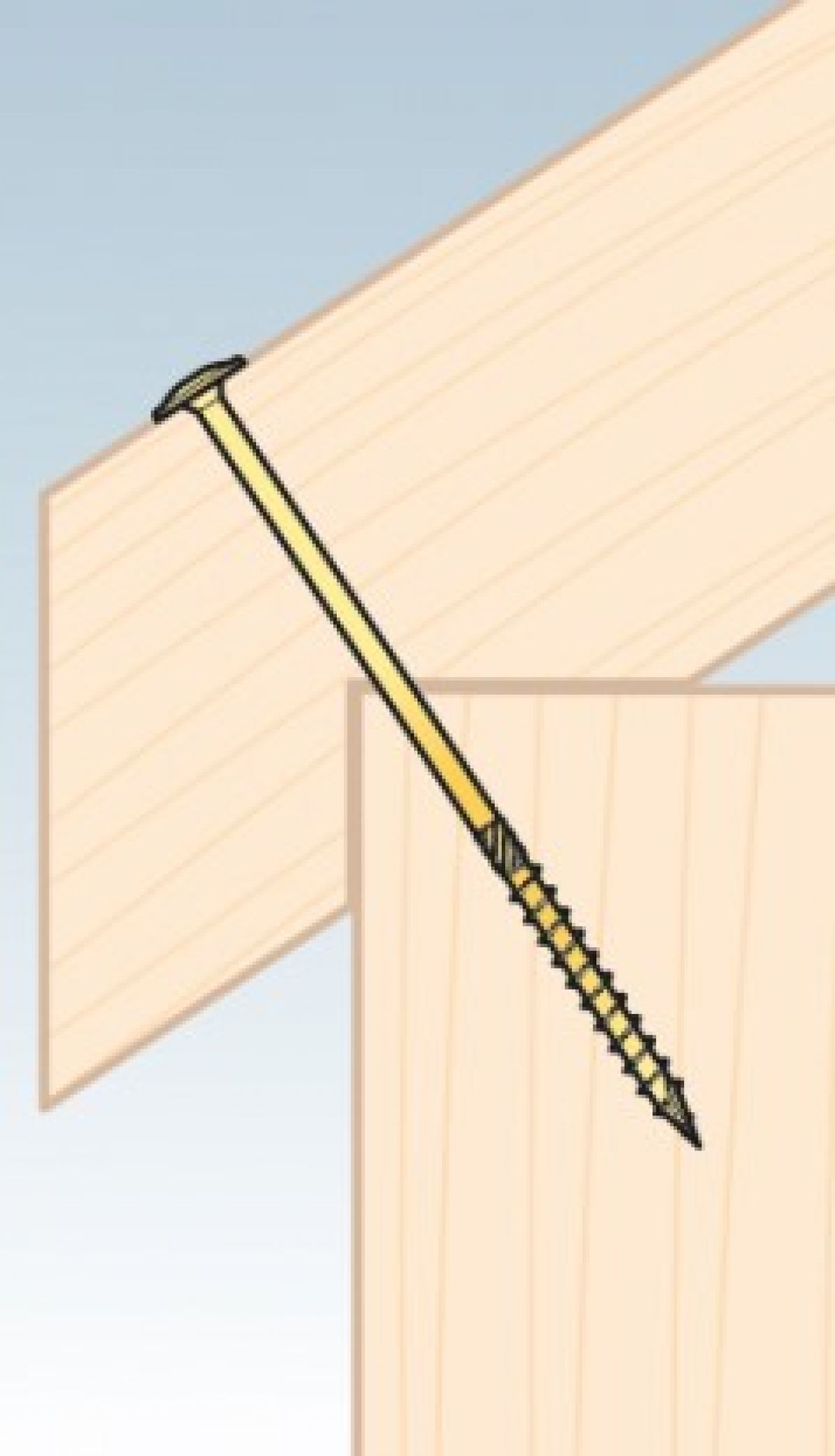 Wood screw CS 10x280 TX40 (50 pcs.pack)
