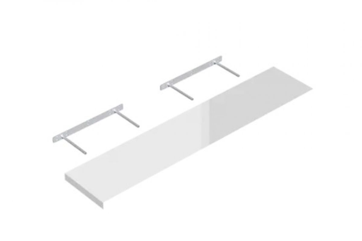 FS 118/24 BI Floating shelf white 1180×235