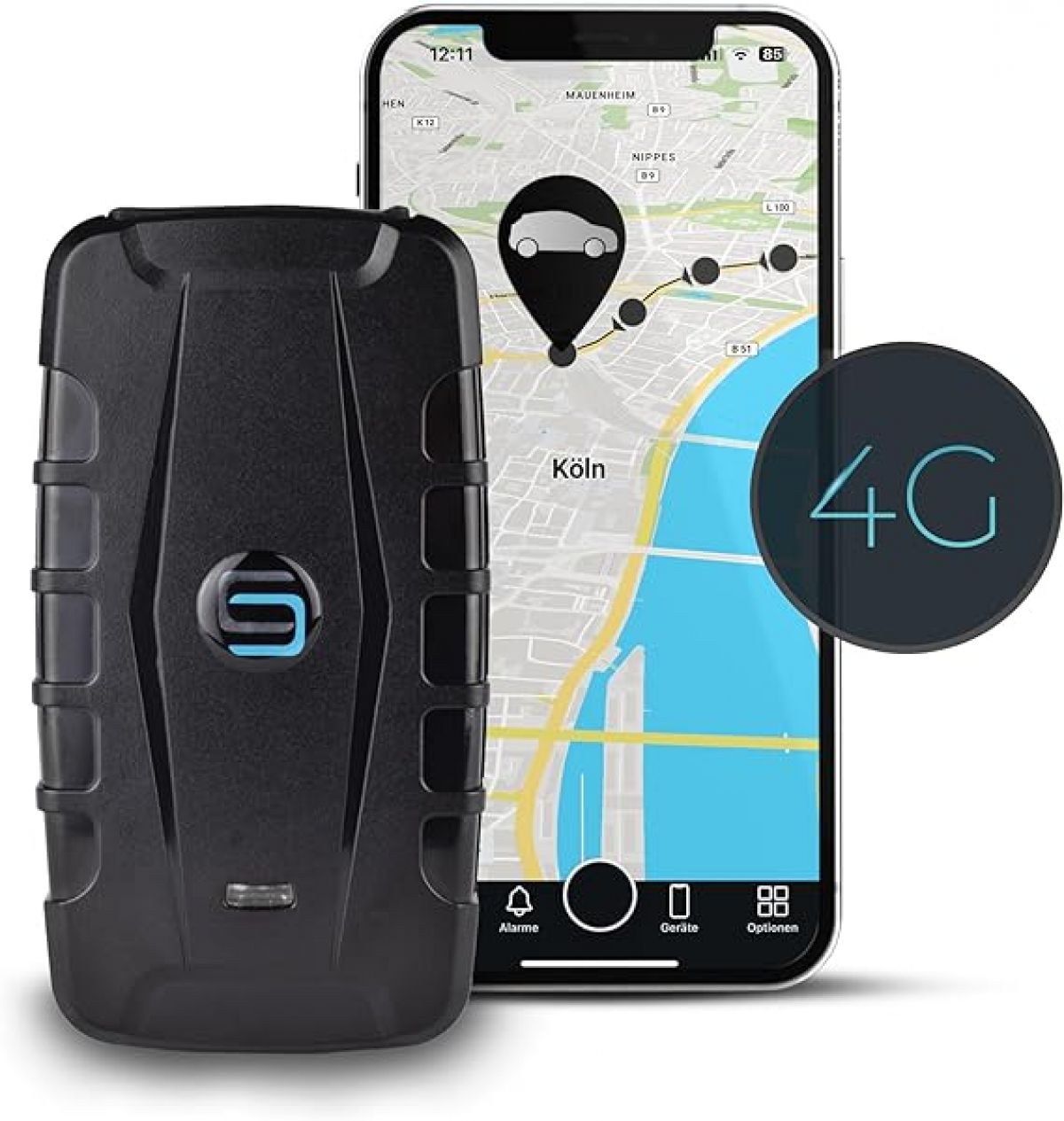 GPS-трекер Salind 20 4G для автомобилей, техники и лодок