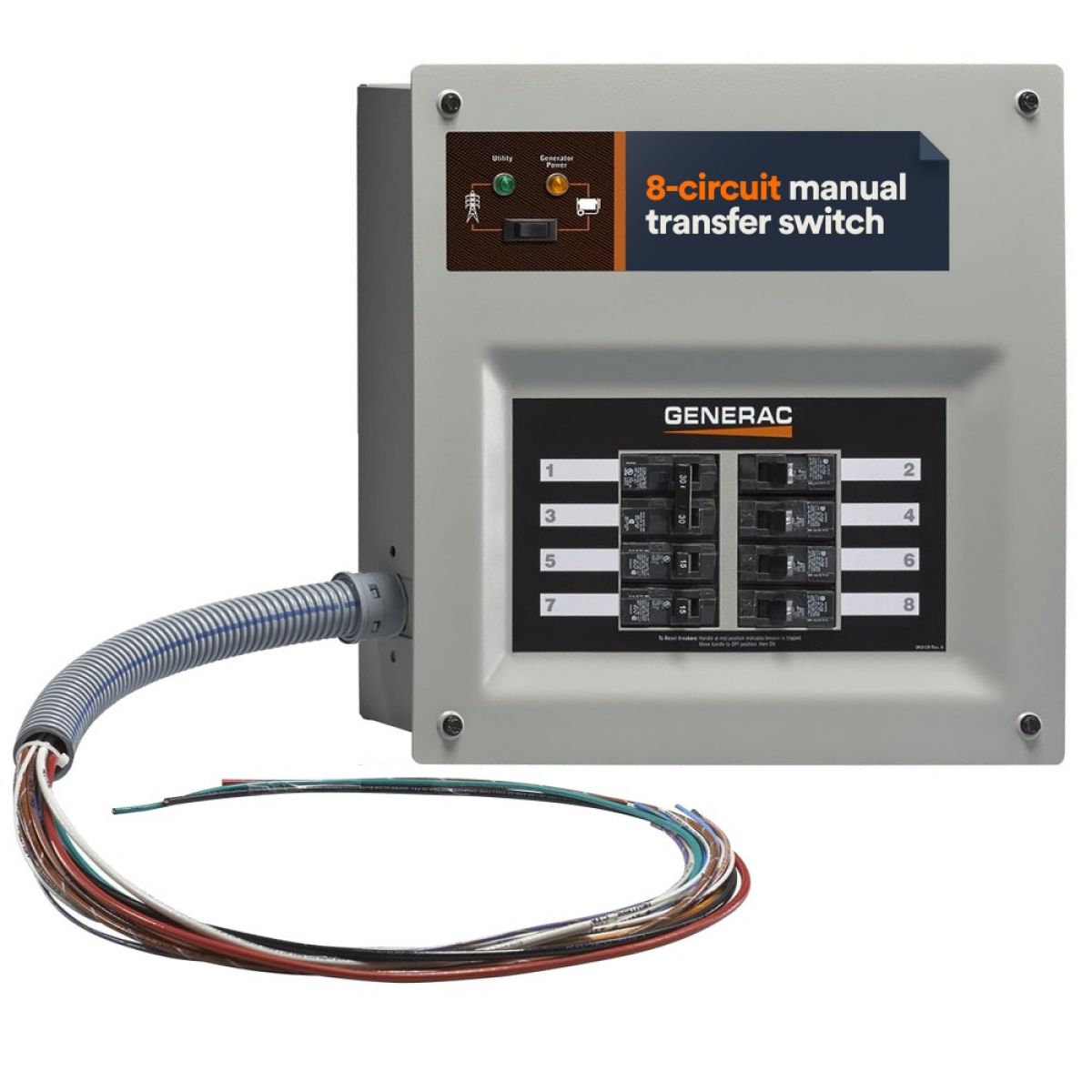 Generac HomeLink™ 30-Amp Manual Transfer Switch