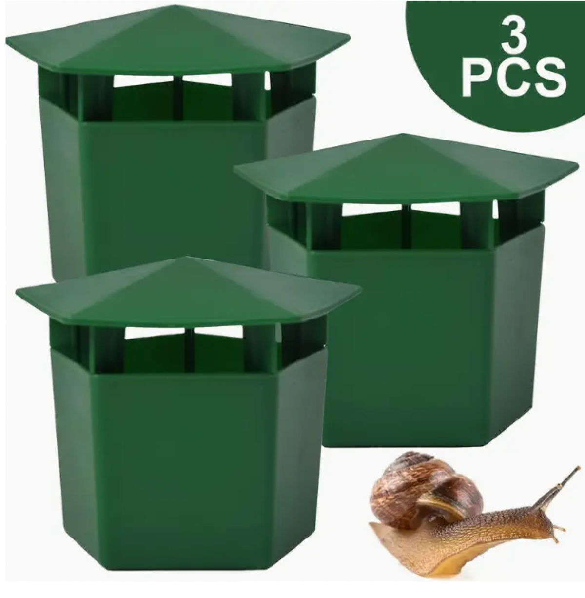 Snail and Slug Trap for the Garden (3 pcs.)