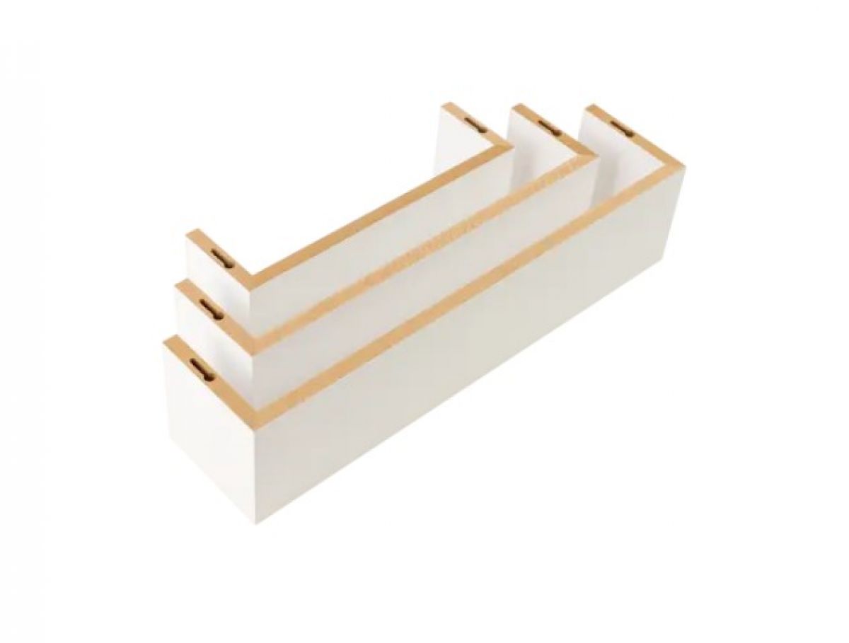 FUS 1 Set of shelves WHITE (Type U)