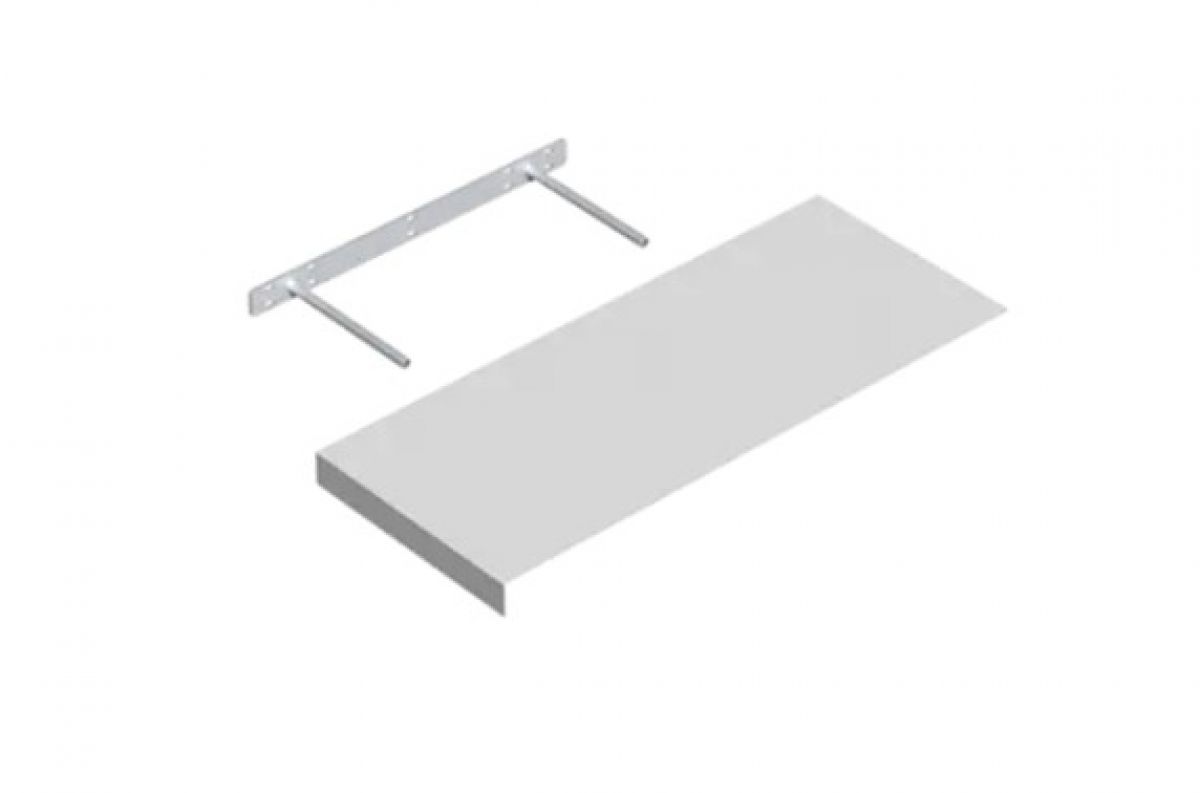 FS 60/24 BI Floating shelf white 595×235