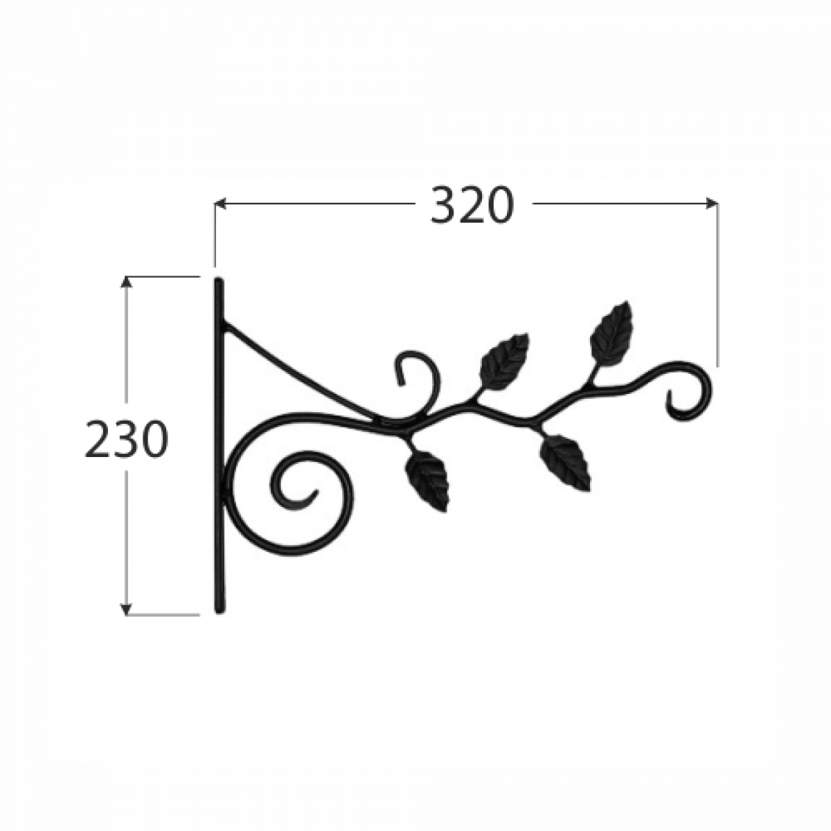 Flowerpot bracket UK5 320×230 mm