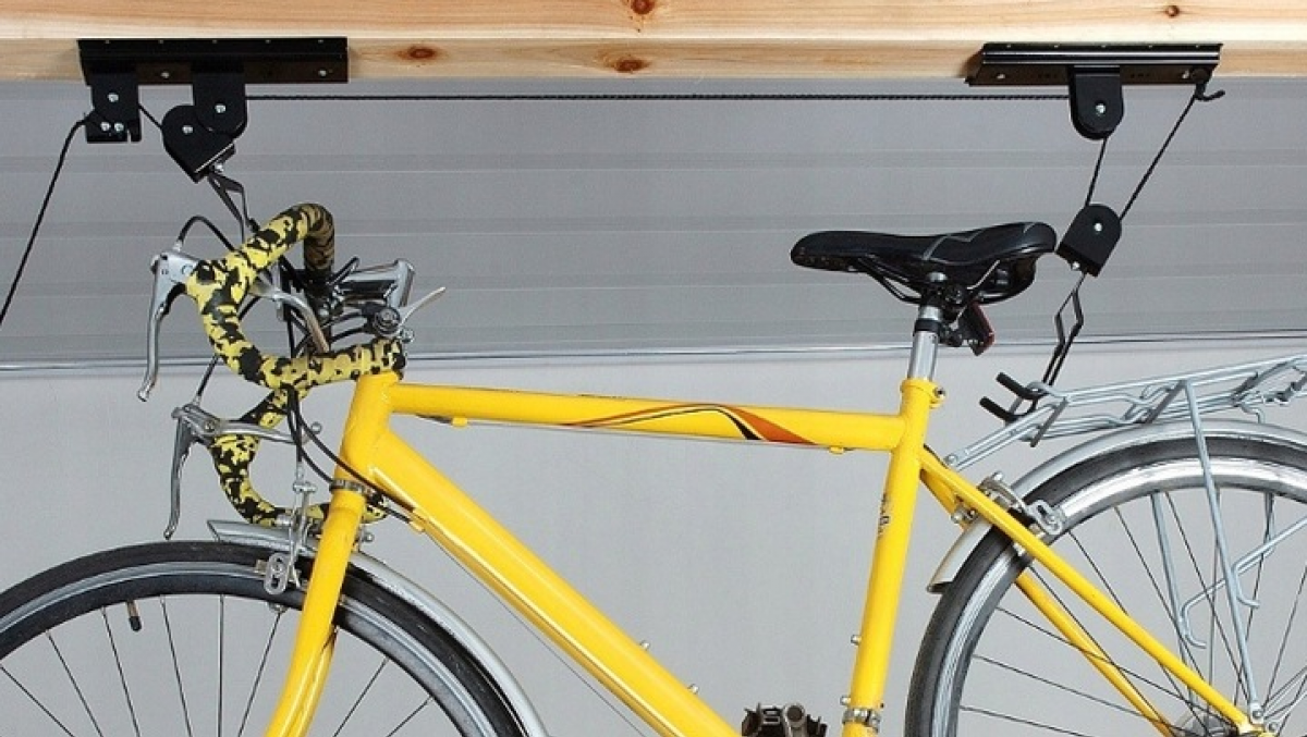 Потолочный крюк для хранения велосипеда PGR1 с подъёмной системой