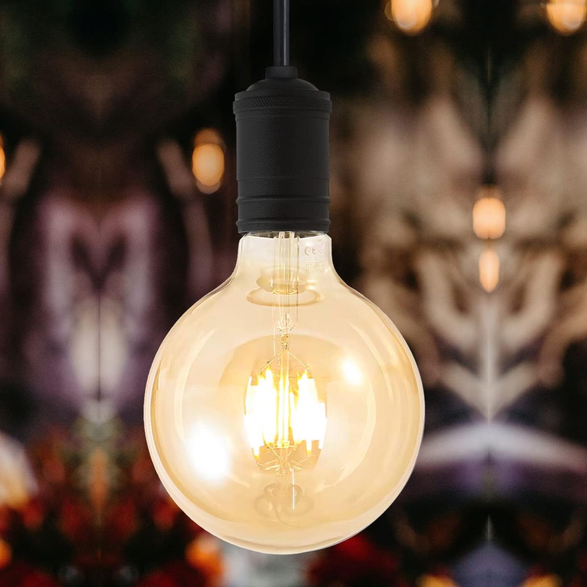 Light bulb LED Crown G125 E27, 4W, 320 lm