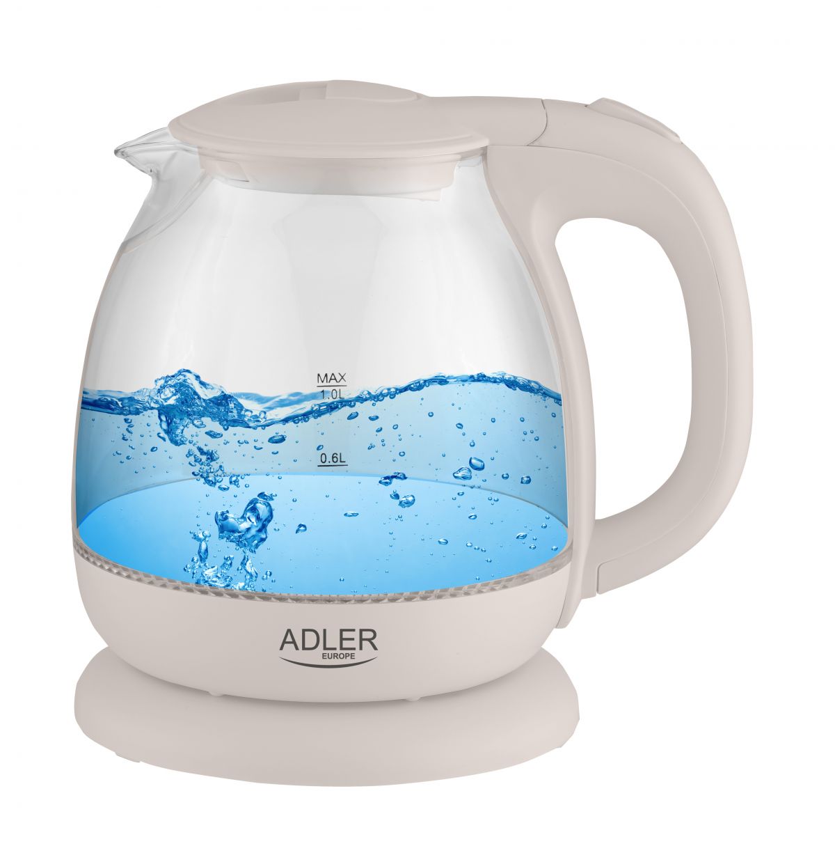 Adler AD 1283C Veekeetja klaas elektriline 1,0L