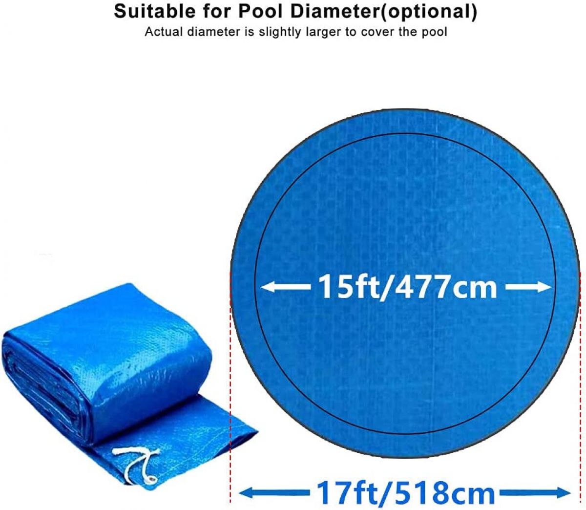 Pool cover 518 cm