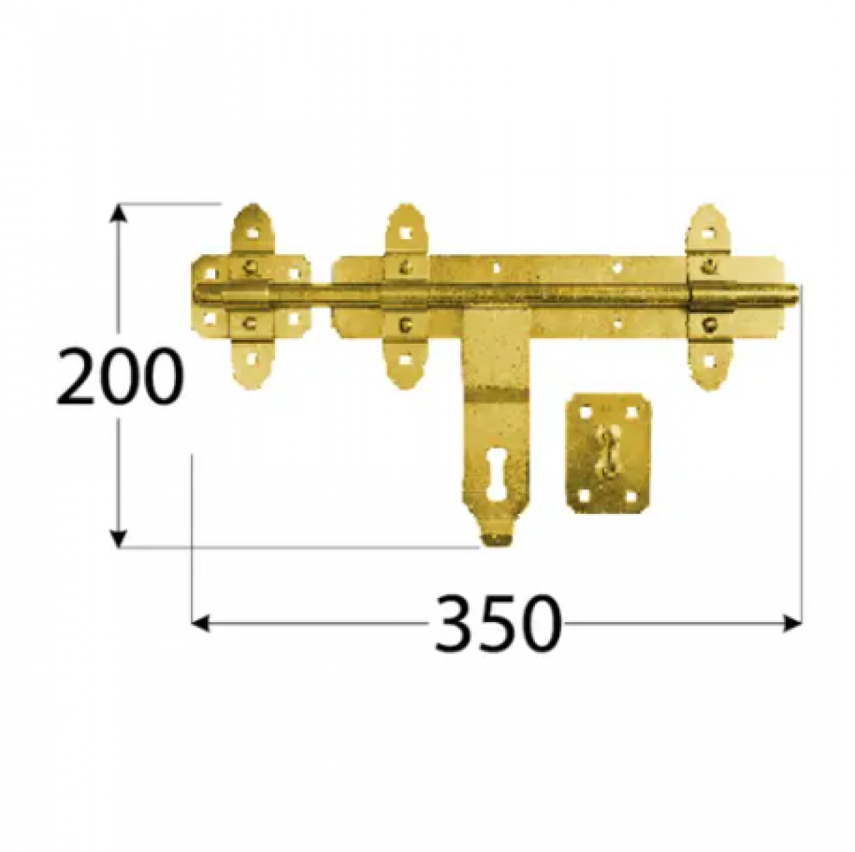 WCZ 350 Door and Gate Latch
