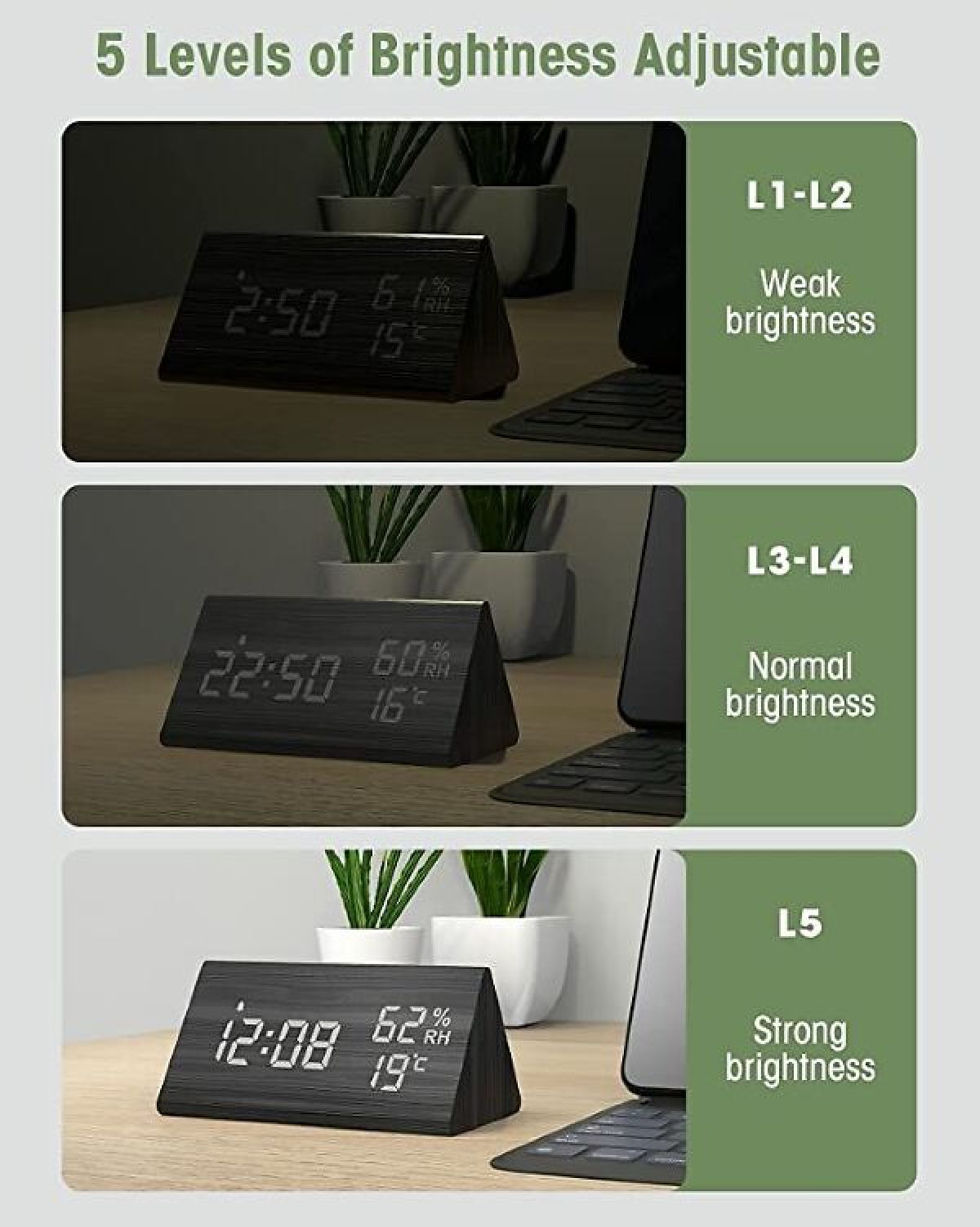 Часы-будильник Nbpower LED