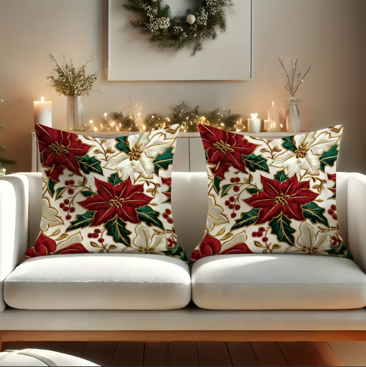 Рождественские наволочки • Набор 2 шт