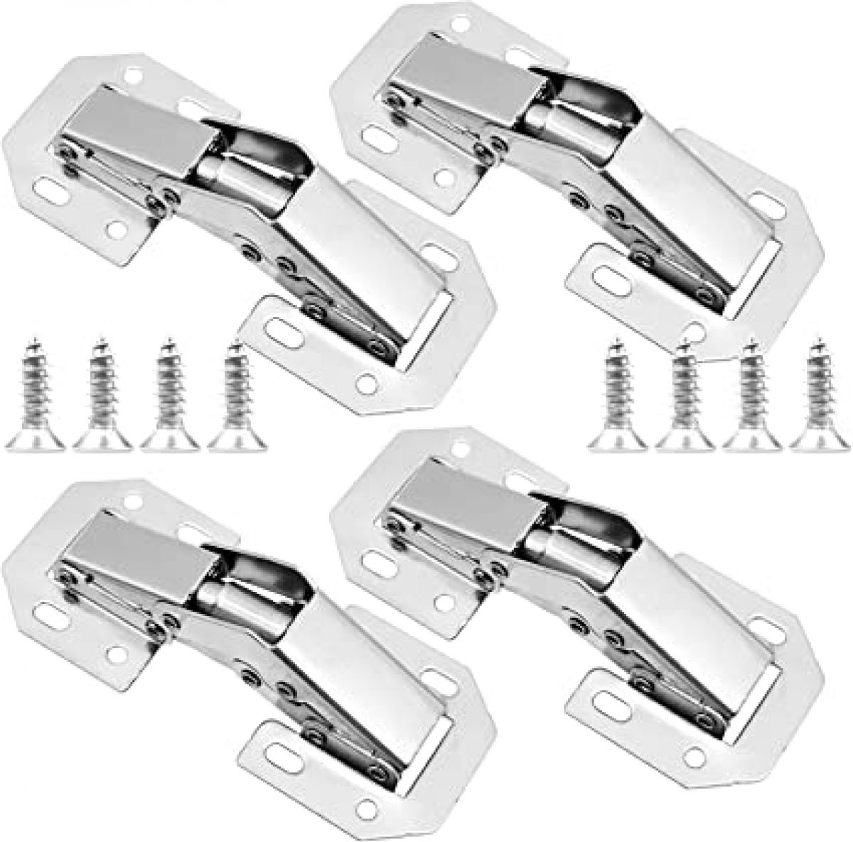 Hinge with Spring Opening Angle 90° 104 X 43 MM (Pack: 4 pcs)