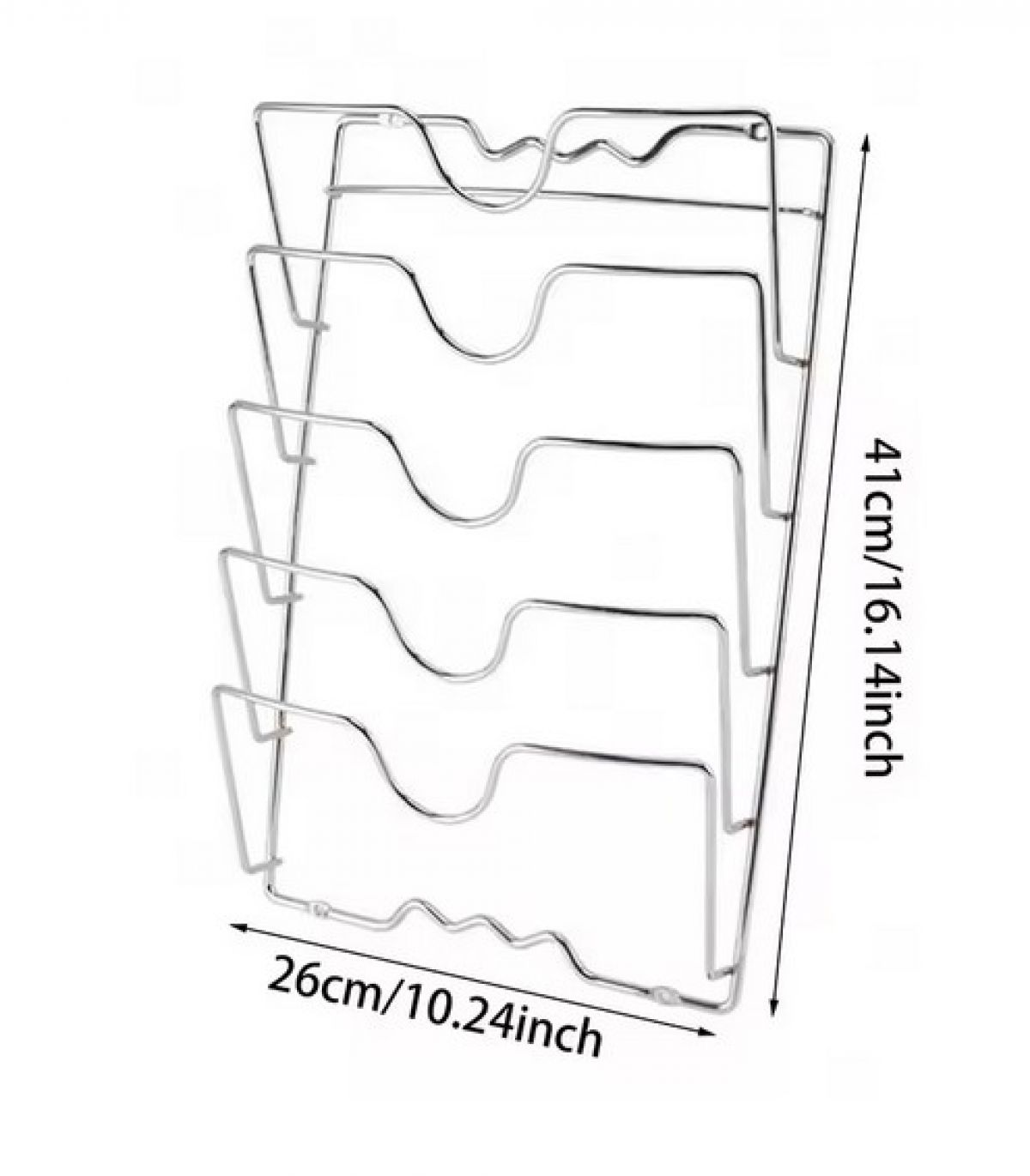 Kitchen hanging organizer for lids
