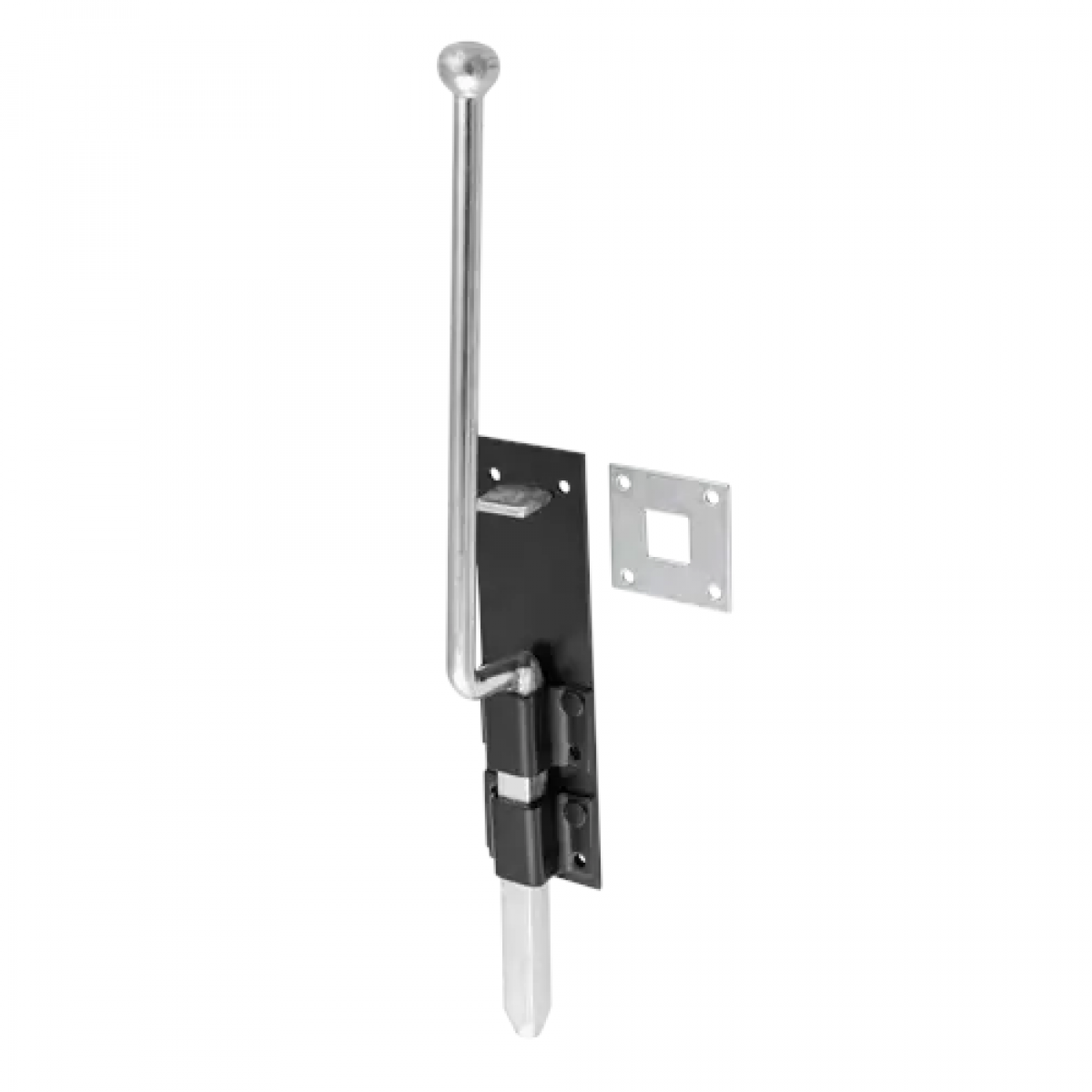 Tower Drop Bolt WRZ410 410x55x3.0 mm, Black