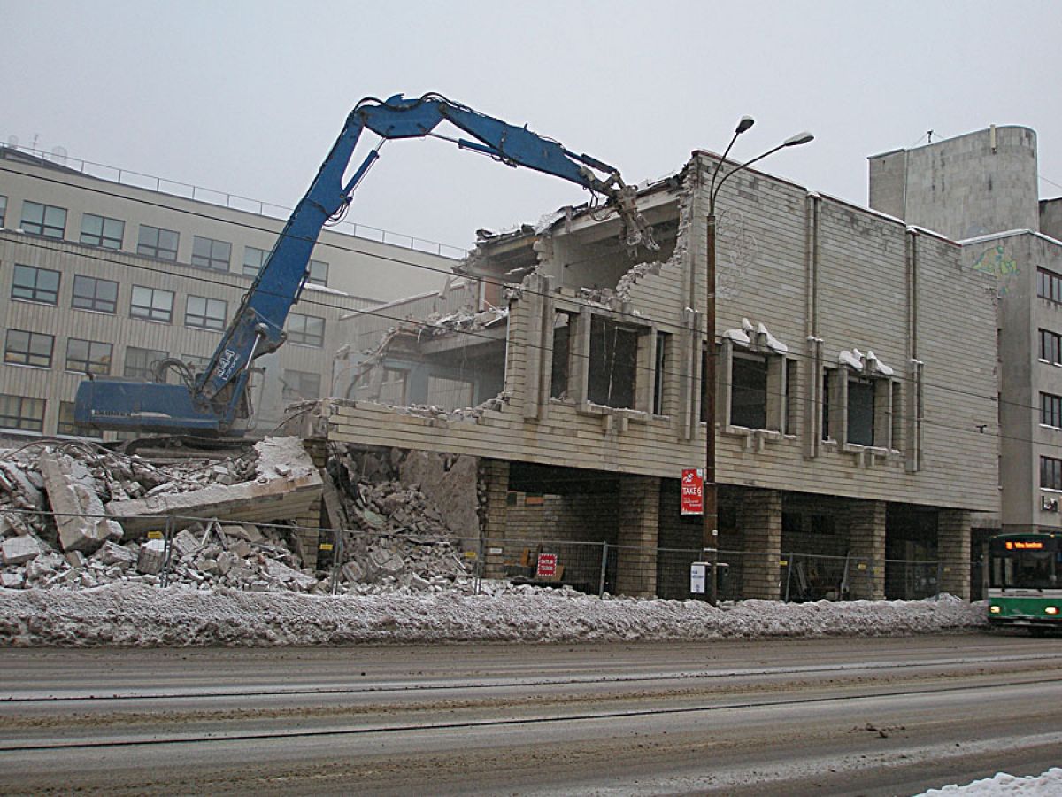 Demolition of buildings and structures