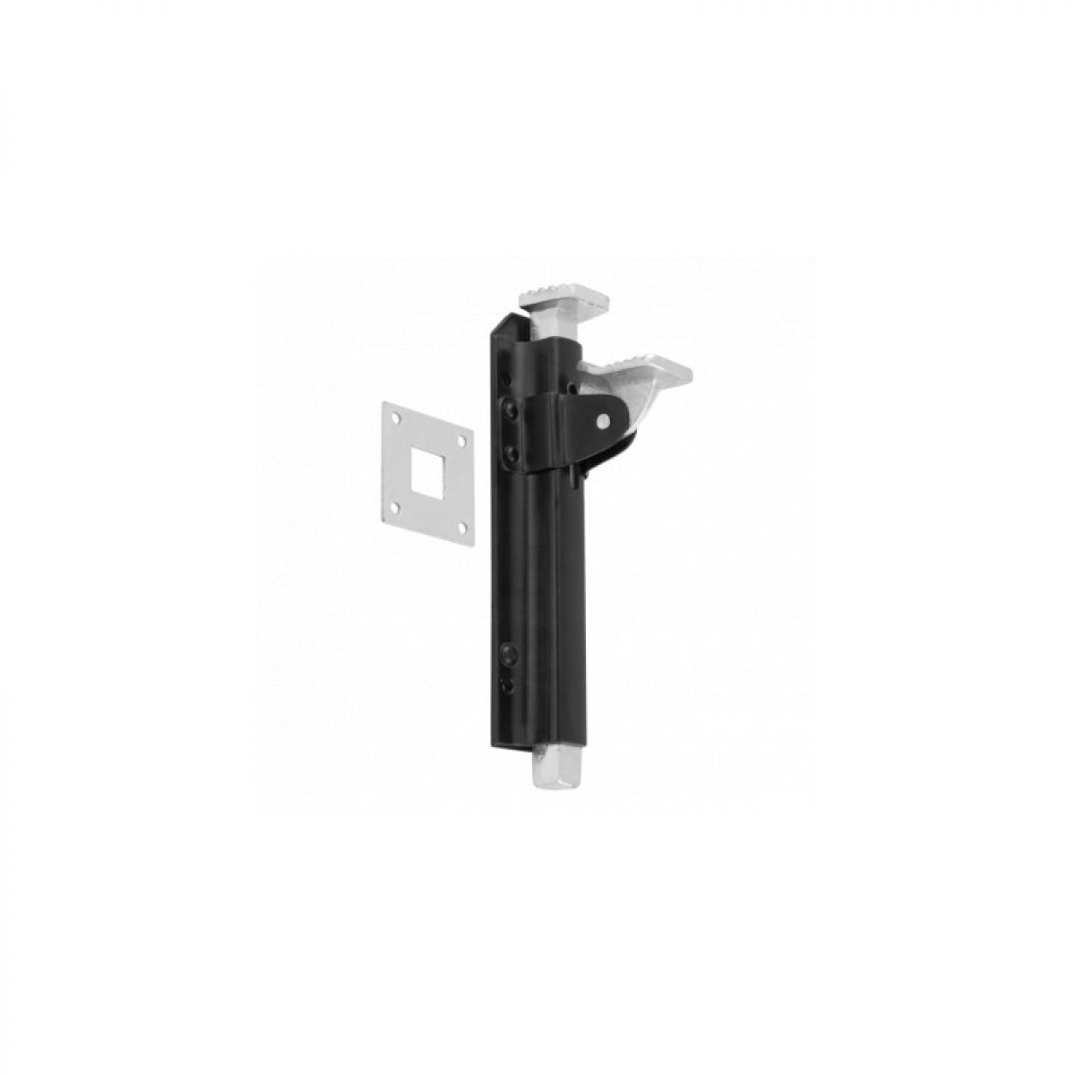 Tower drop bolt WRB210 210x52x2.3 mm, Black