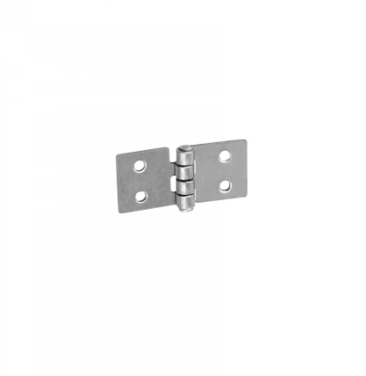 Z 60 End hinge 60x55x2.5mm silver