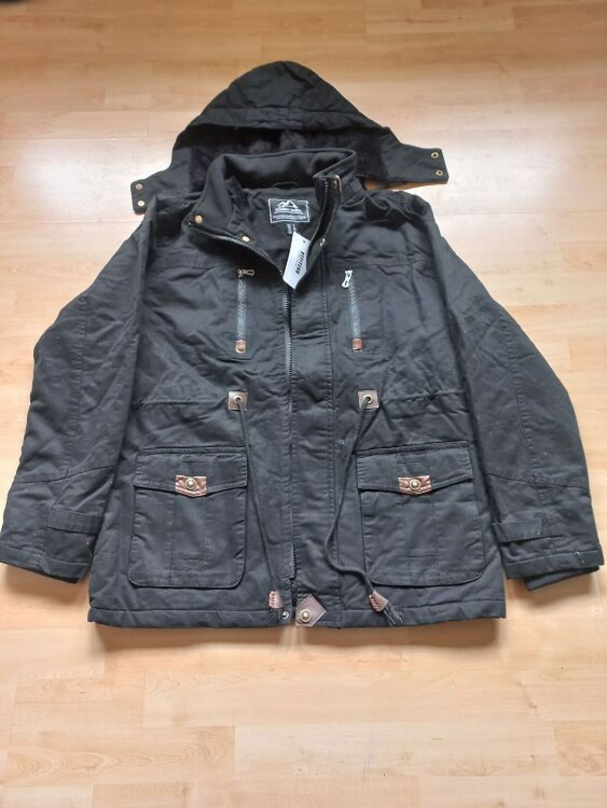 Куртка зимняя мужская, Kefitevd, Размер L, черный