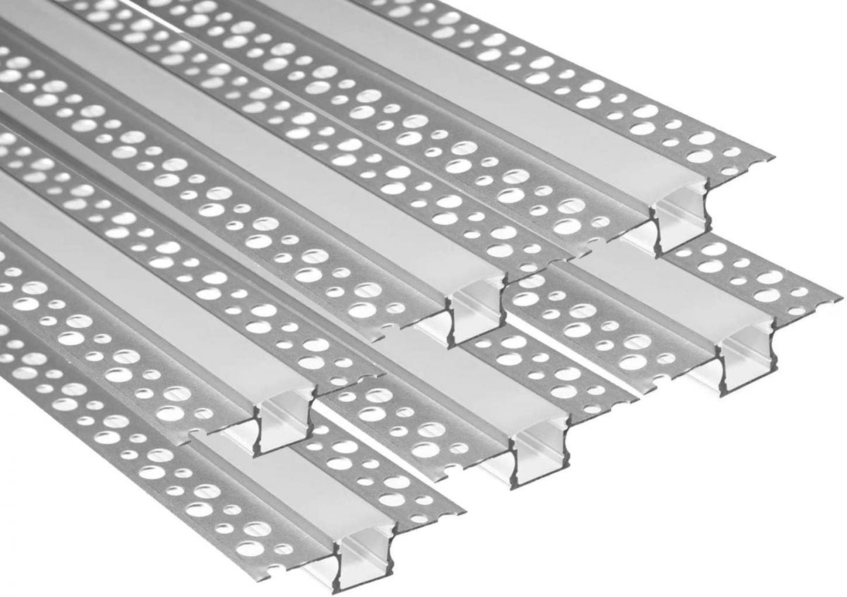 Aluminum profile for LED strip 6 x 1 m