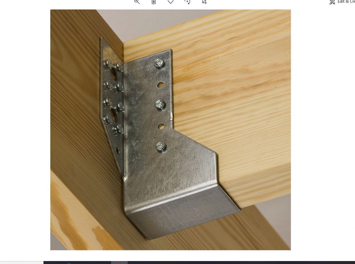 Крепление балки WB32 100x200x75x2,0 мм DOMAX