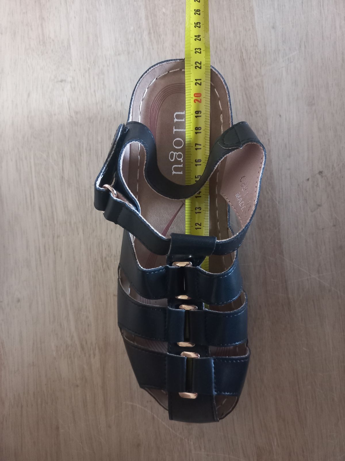 Women’s sandals Fogoin, black, 36