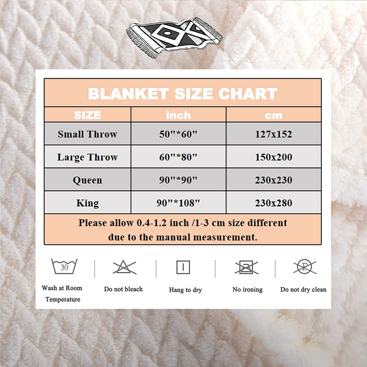 Bedspread AMYTIS 127 x 152 cm