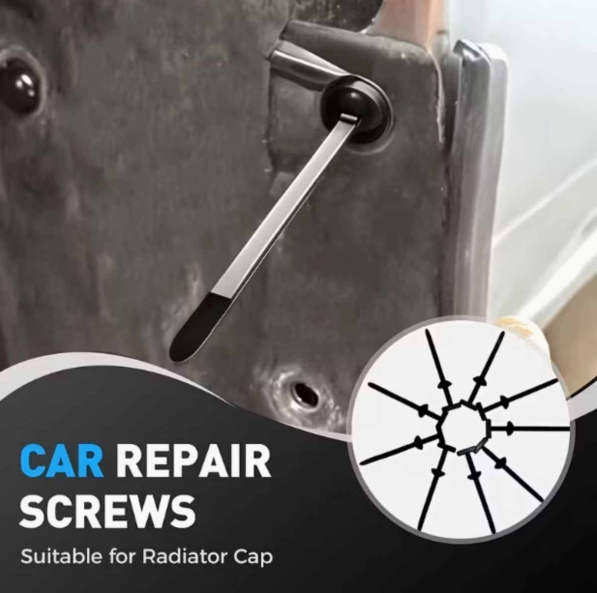 Autokinnitusklambrite komplekt (200tk/100komplekti)