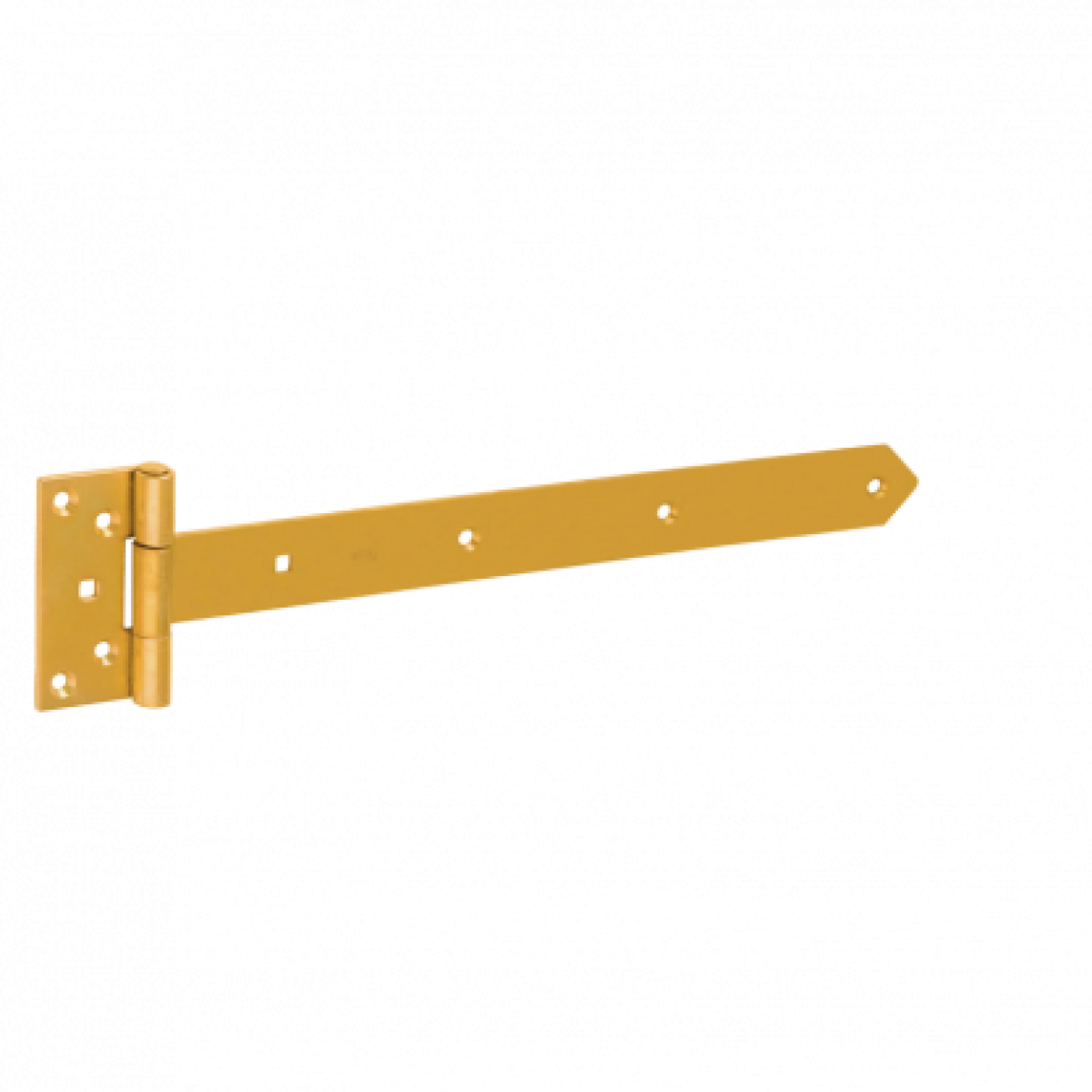 Väravahing tugevdatud ZBW500 500x40x110x4,0 mm, Zn Yellow