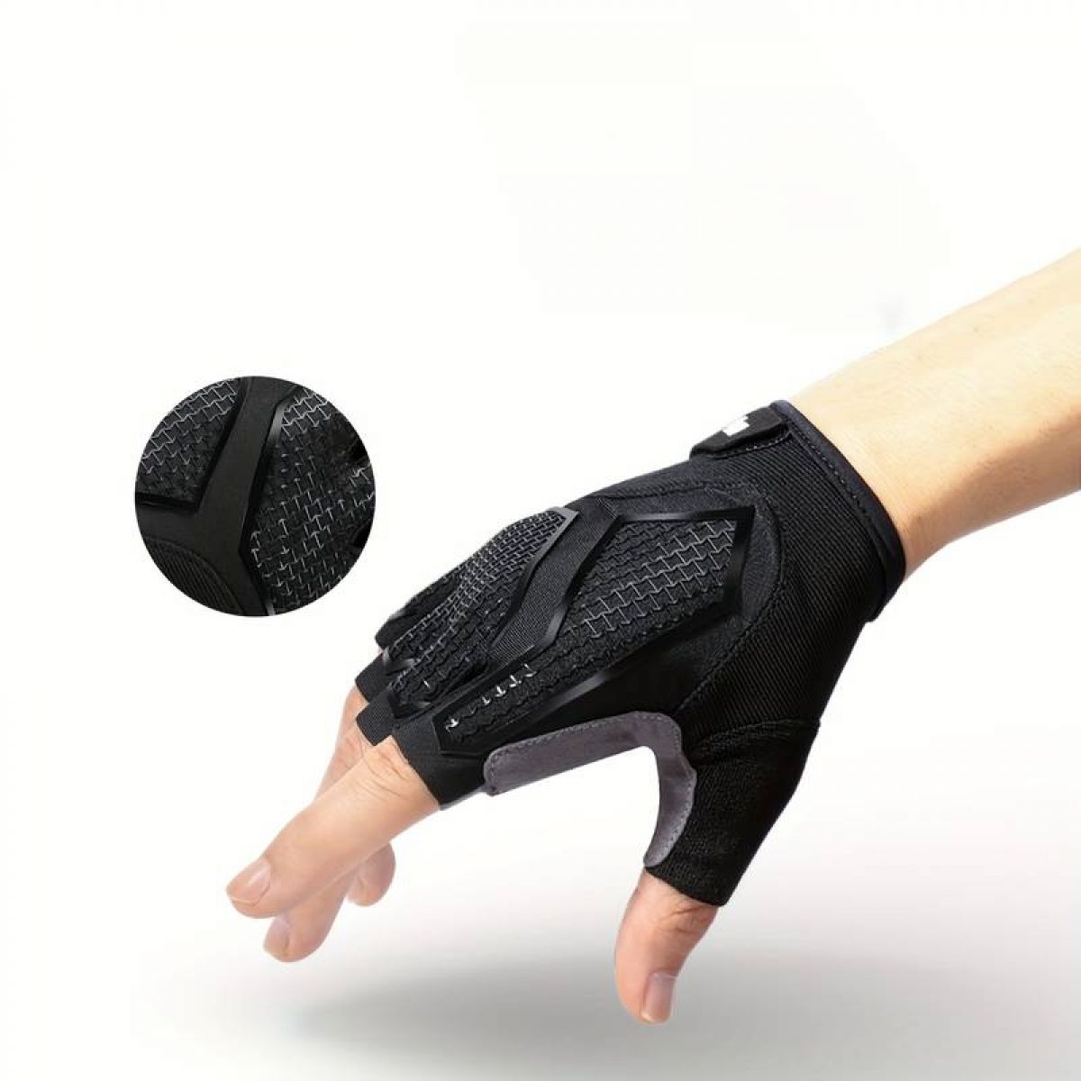 Cycling Fingerless Gloves, M