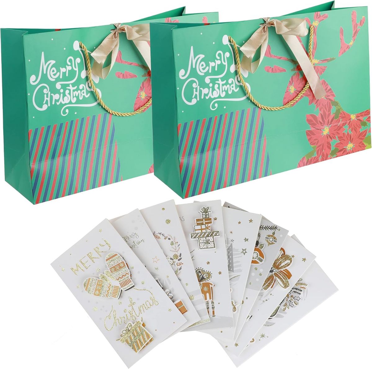 Set of 2 Christmas Gift Bags