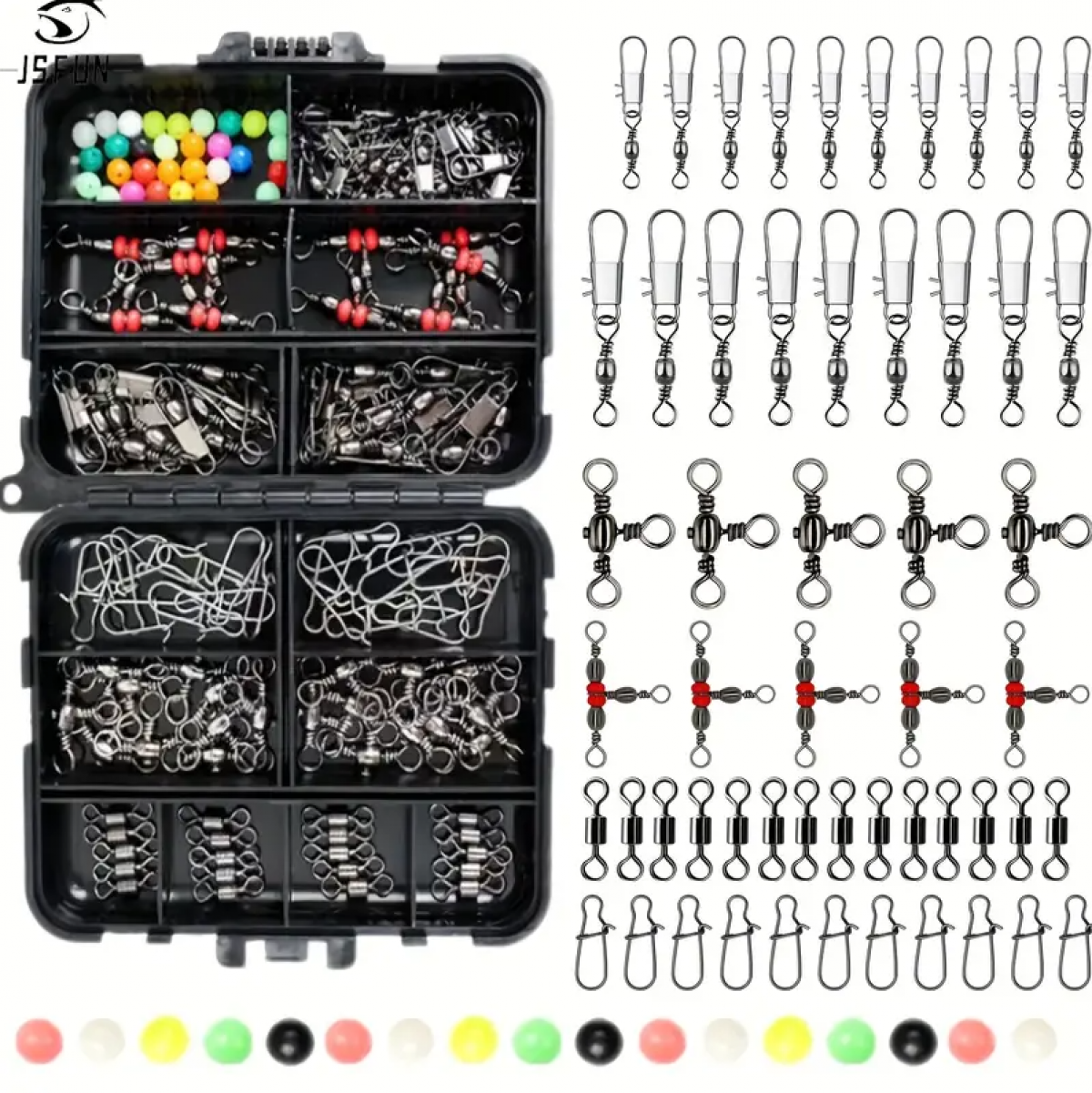 140 pcs. Fishing Accessories Set with Box