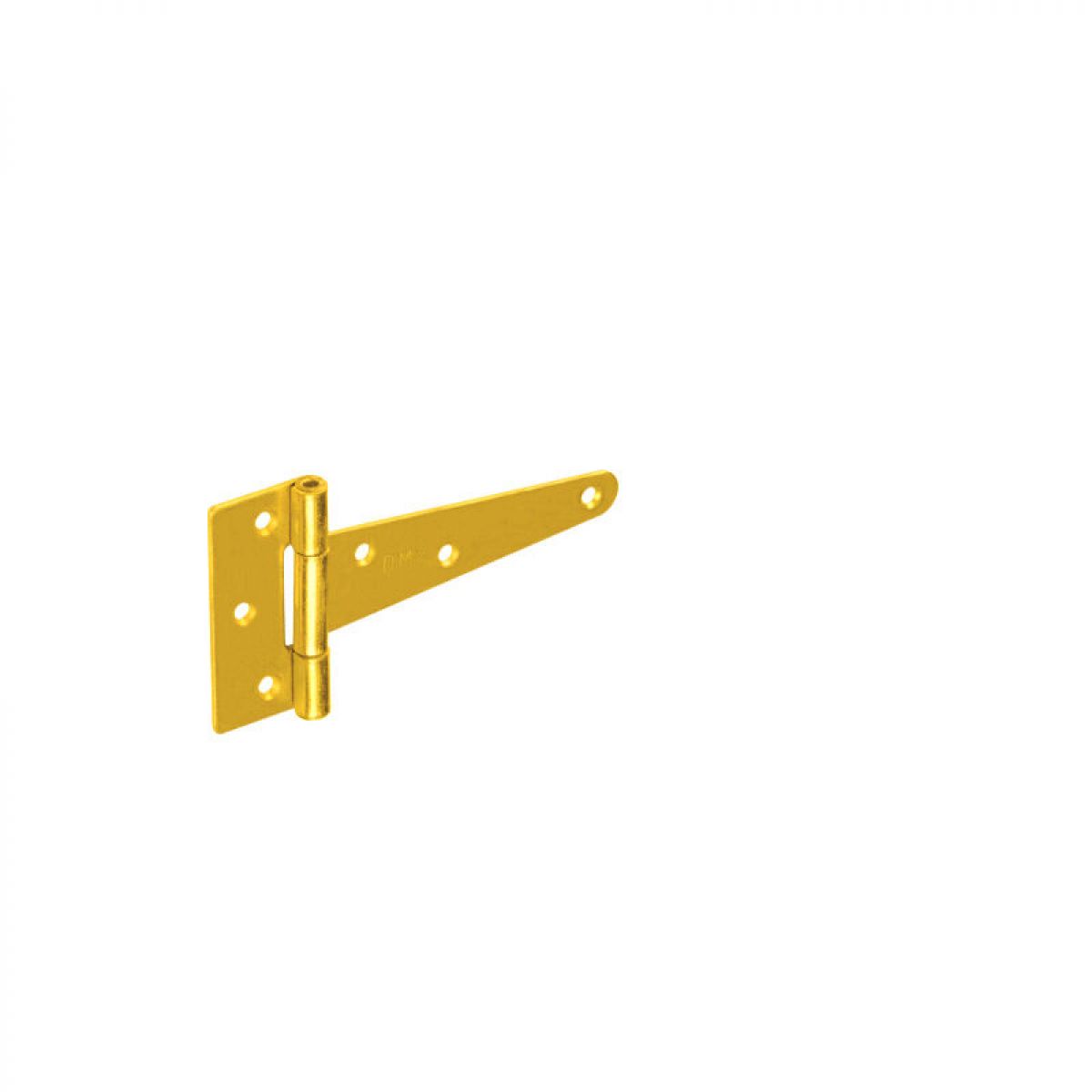 T-Hinge ZT100 100x30x65x2.0 mm, Yellow Zinc