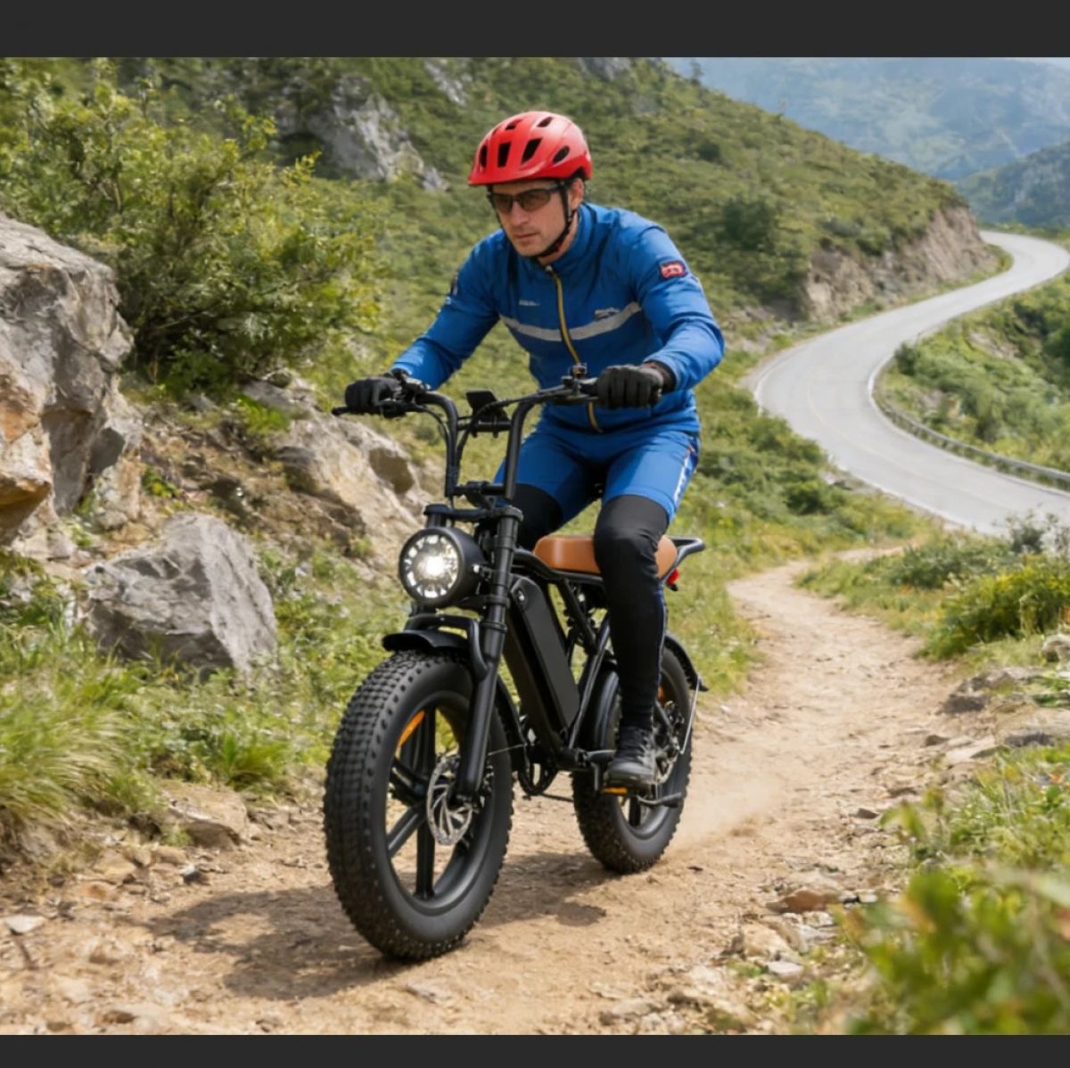 2026 20" E-Bike 250W 48V E-Mountain Bike 45km/h Offroad Moped Electric Motorcycle