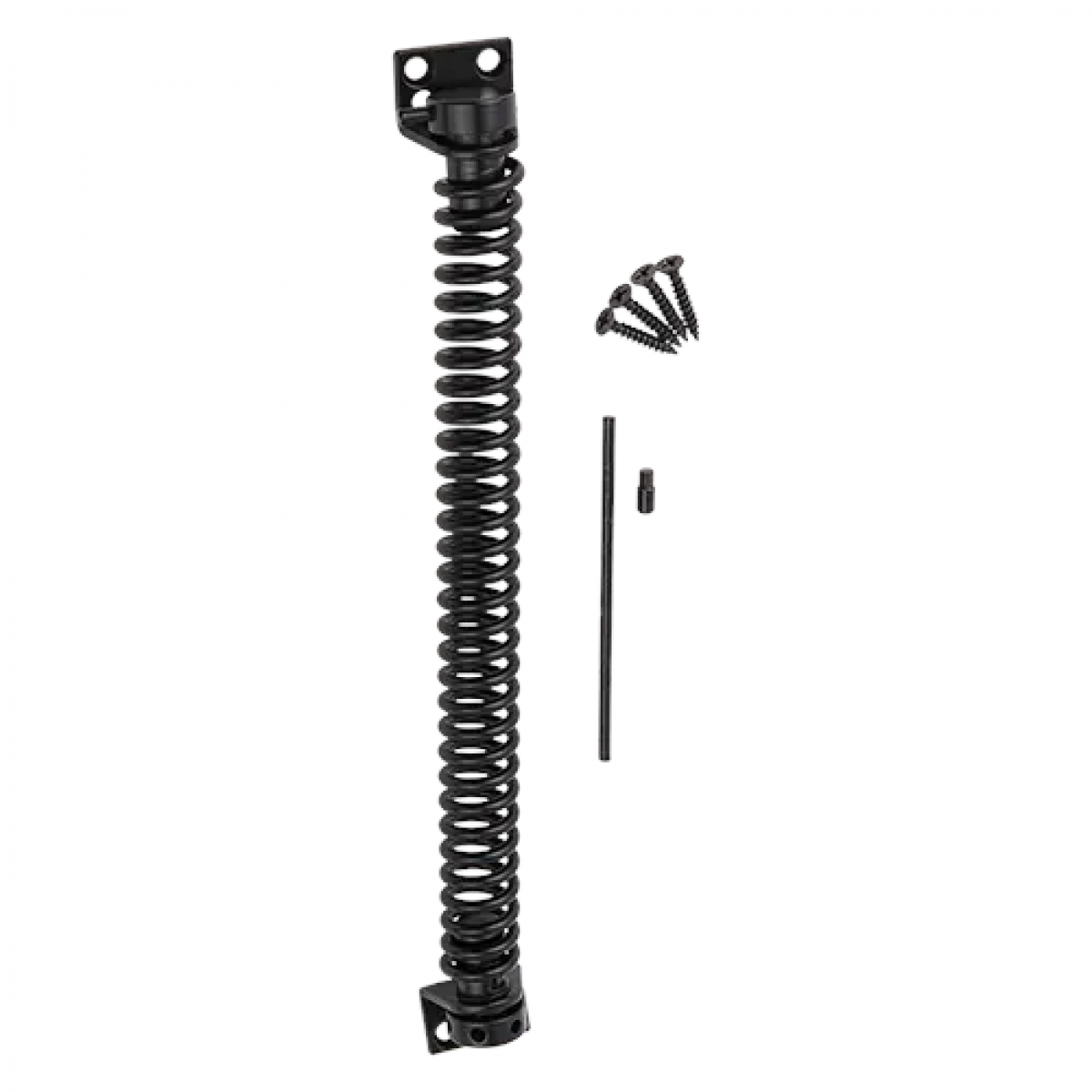 Пружина для закрывания двери / ворот WHF 280C (280×22×3,0) чёрная DOMAX