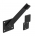 WZO 160 C Door Latch (155x80x50x4.0), Black