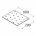 Perforated mounting plate PP27 200x600x2,0 mm DOMAX