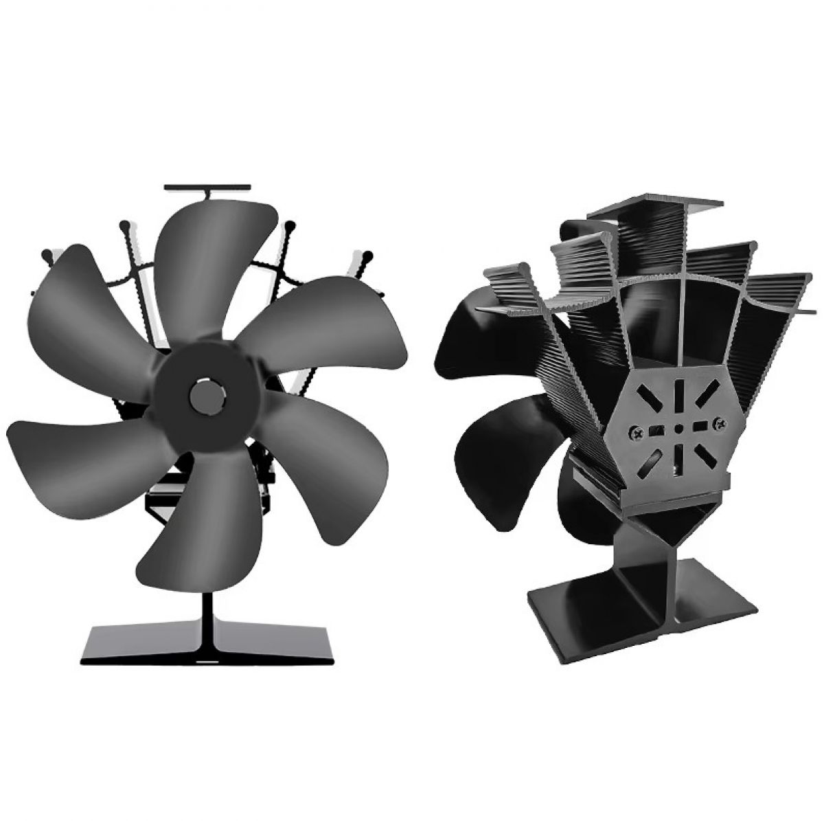 Stove Fan, 6 Blades Fireplace Fan