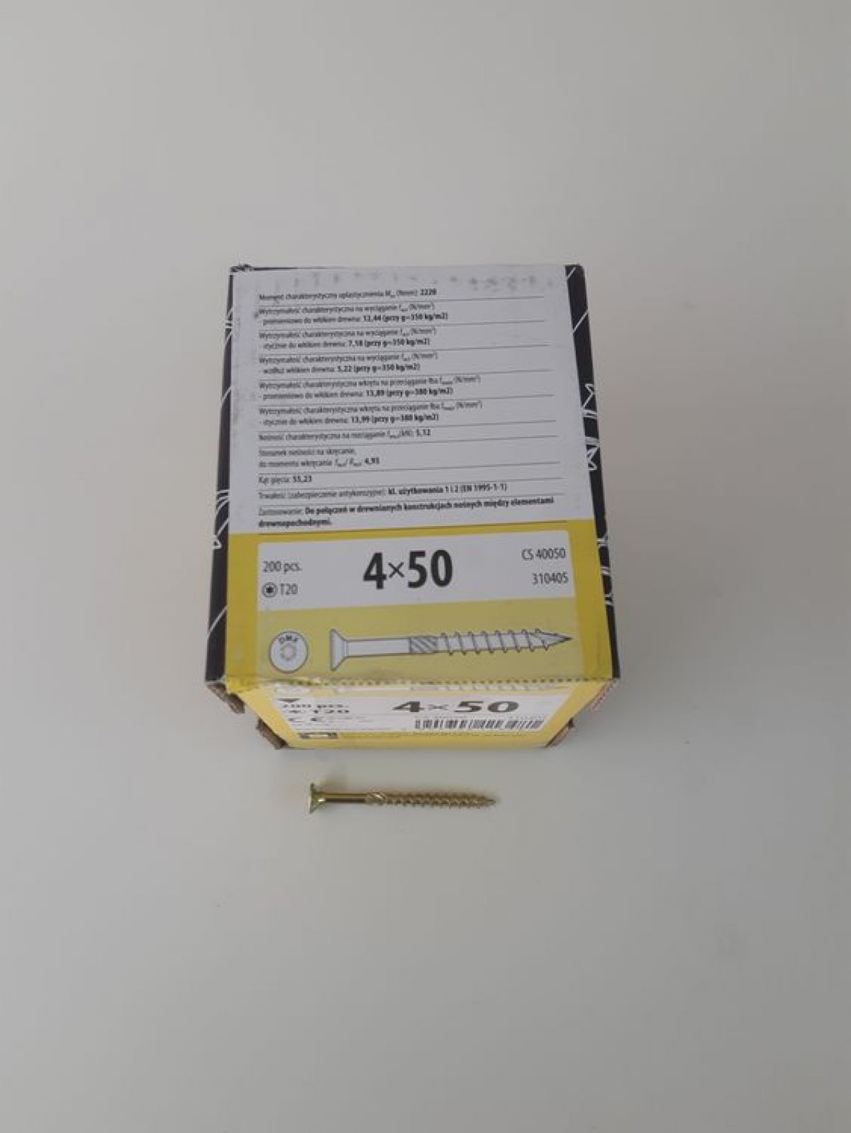 Puidukruvid CS 4x50 (200 tk/pakk)