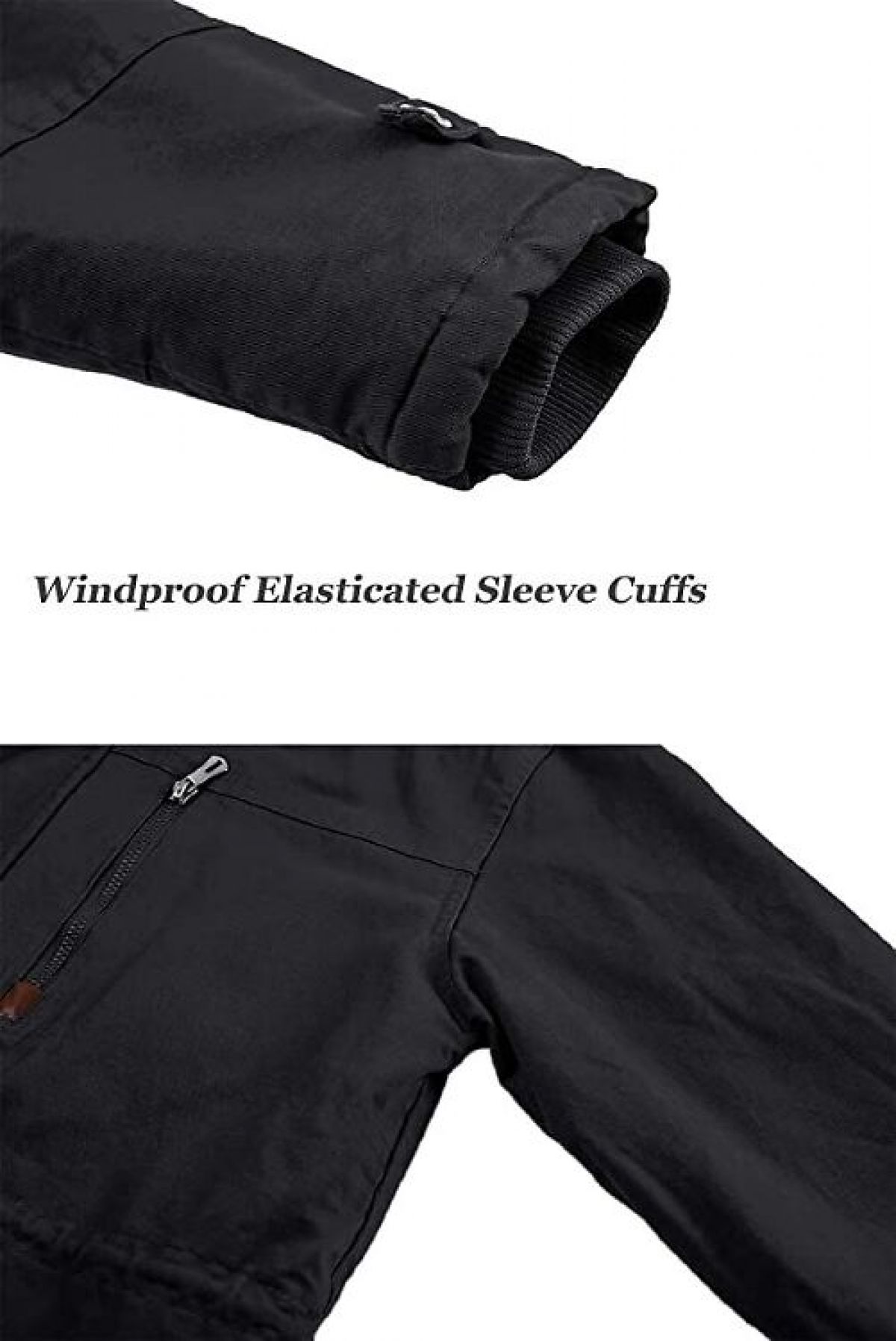 Men’s winter jacket, Kefitevd, Size L, black