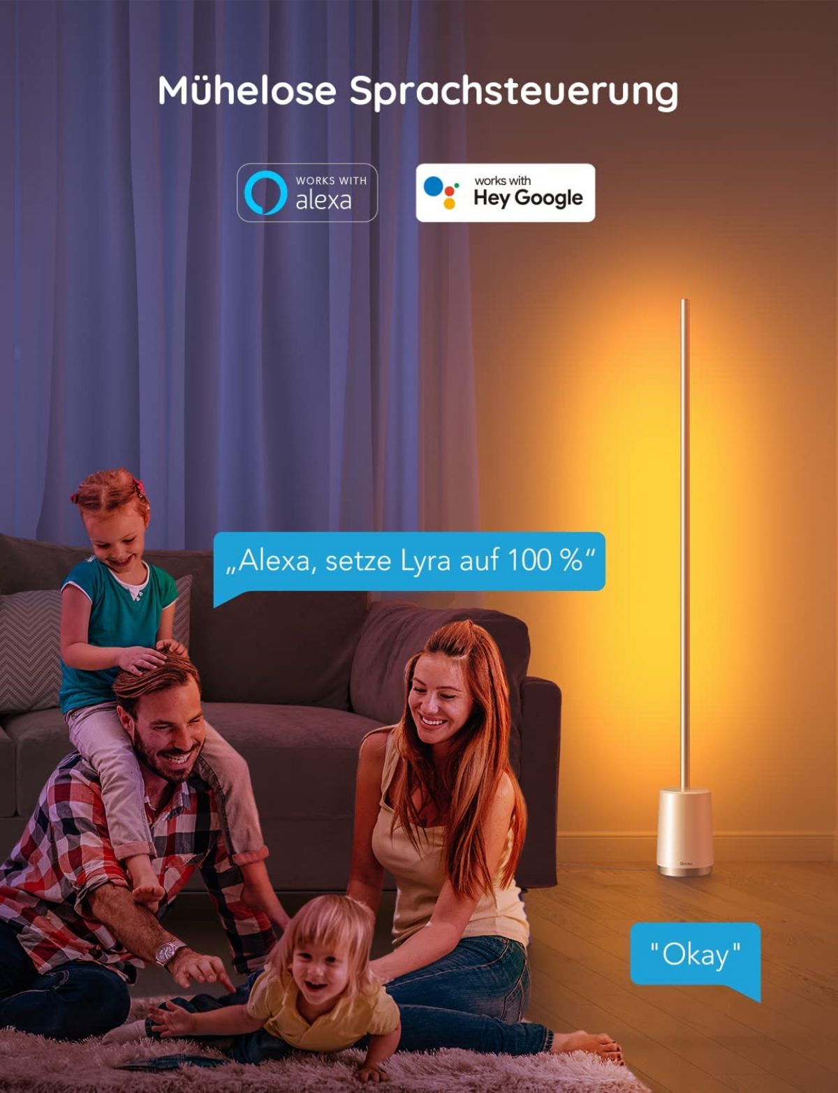 Govee LED Floor Lamp Smart