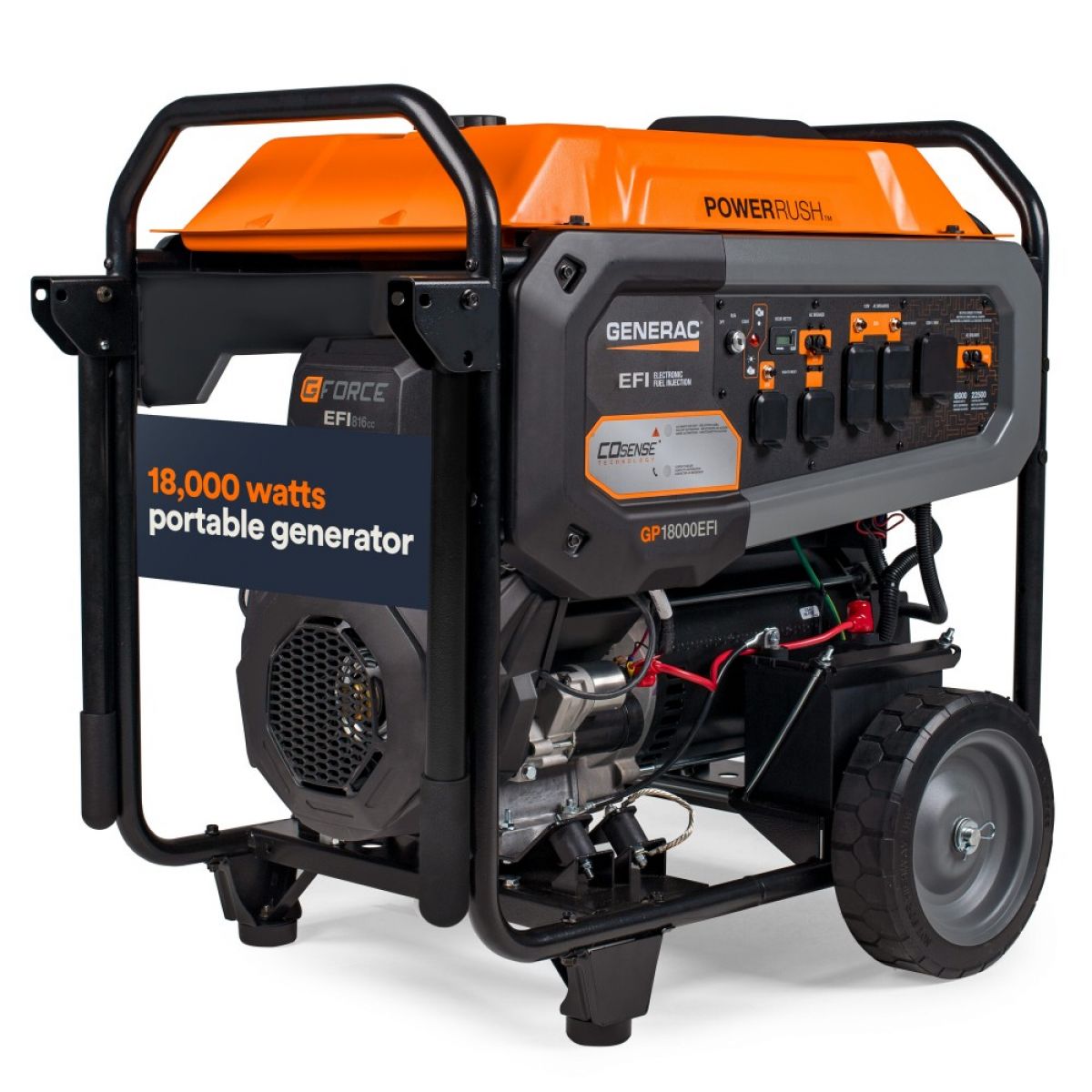 Generac 22500W Portable Gas Generator w/ COsense Technology (50-State Edition)