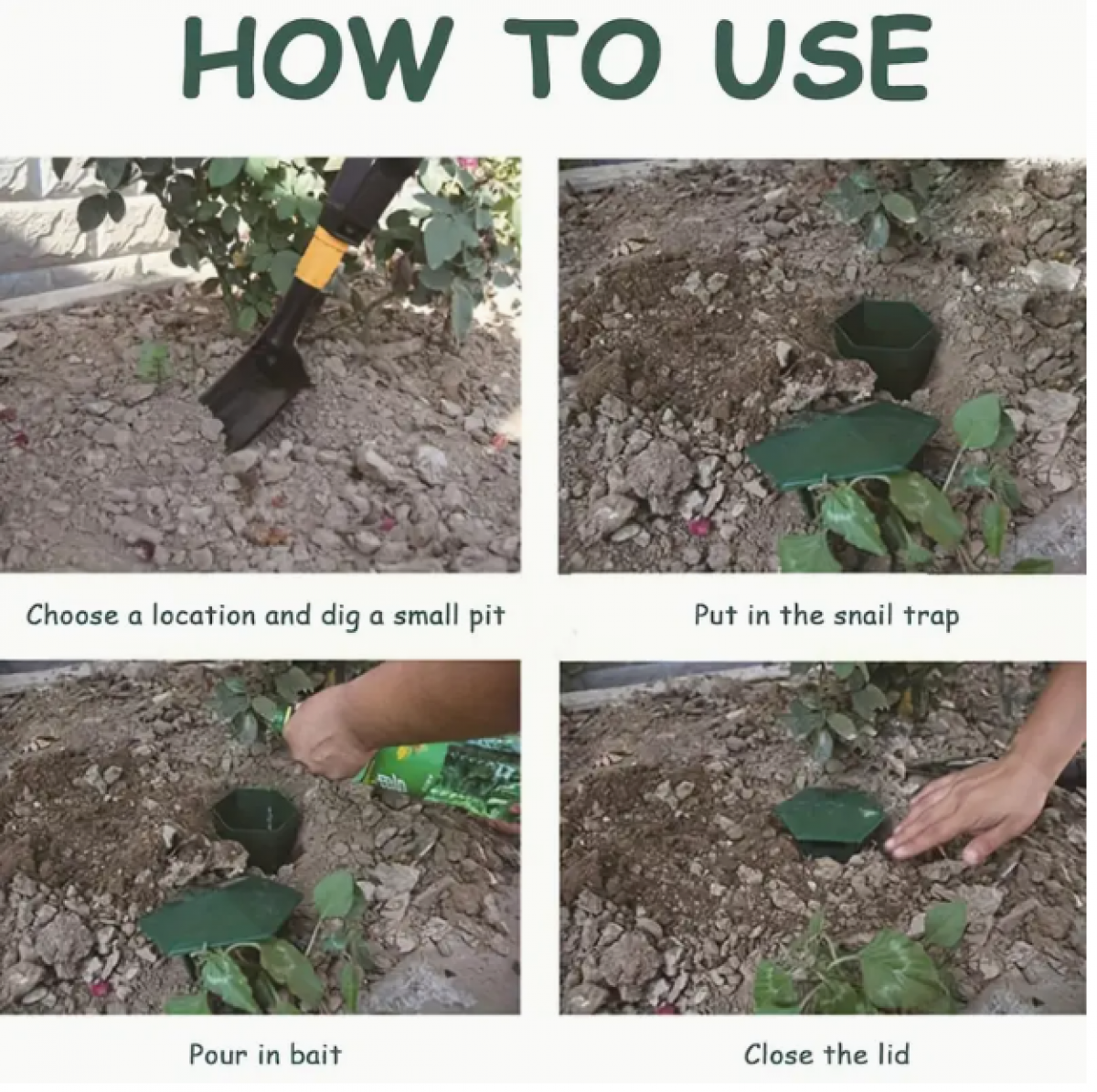 Snail and Slug Trap for the Garden (3 pcs.)