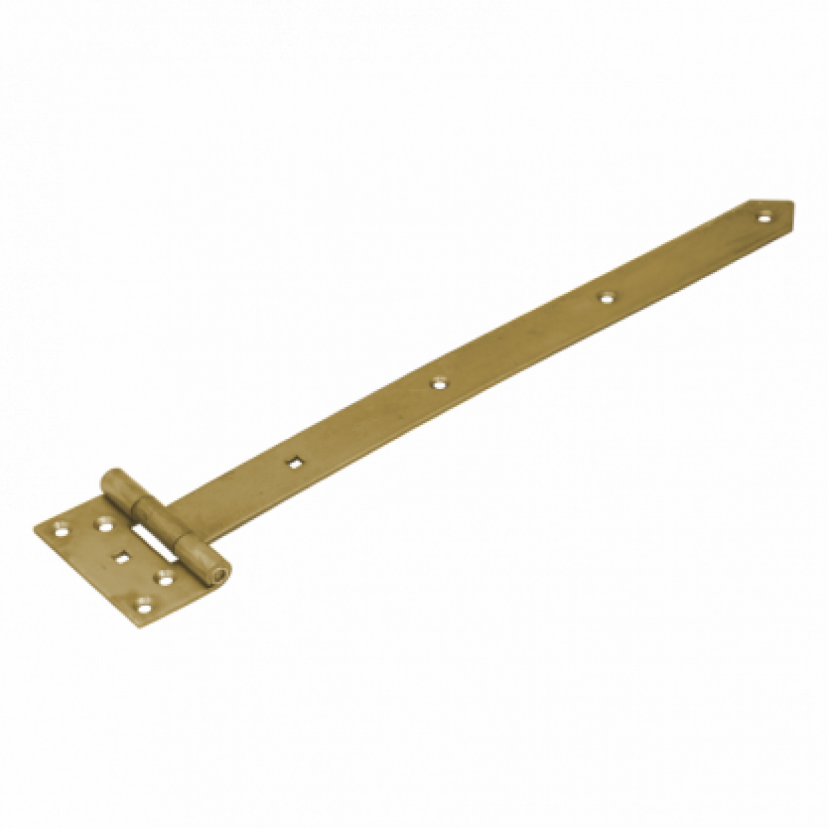 Петля воротная ZB400 400x45x90x3,0 мм, Zn Yellow