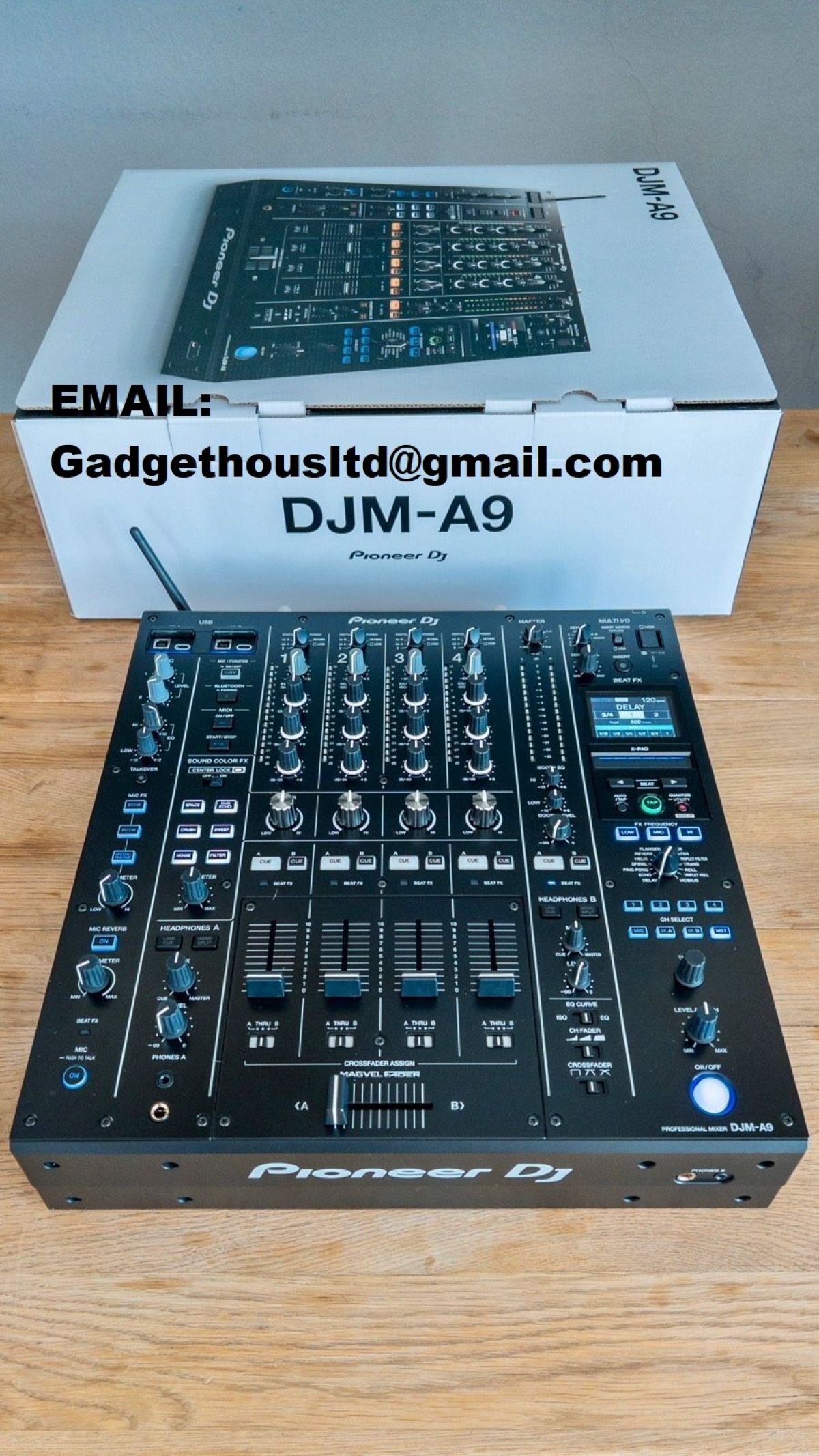 2x AlphaTheta CDJ-3000X,  AlphaTheta EUPHONIA, Pioneer CDJ-3000, Pioneer DJM-A9, Pioneer DJM-V10-LF, Pioneer DJM-S11, Pioneer DJM-V10,  Pioneer CDJ-2000NXS2 ,  Pioneer DJM-900NXS2 , Pioneer DJM-Tour1, Pioneer CDJ-Tour1