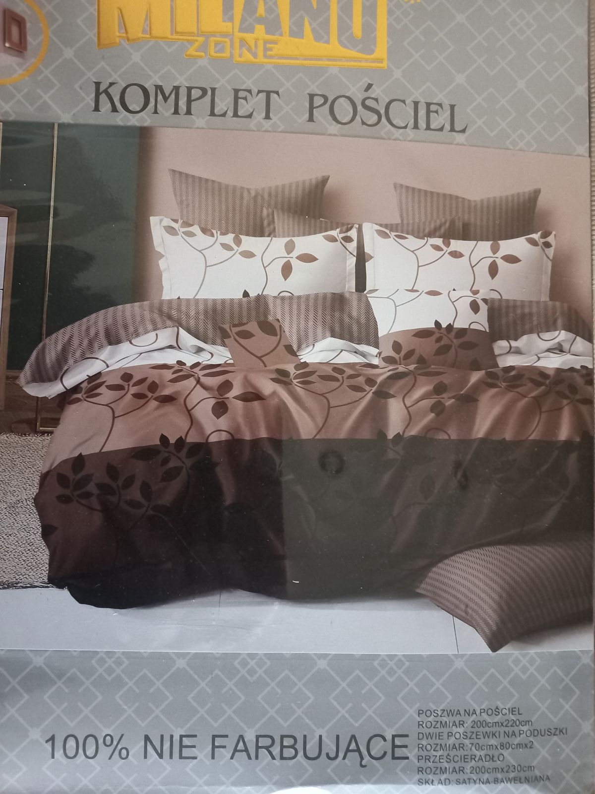 Bed linen set Milano Zone, 200×220