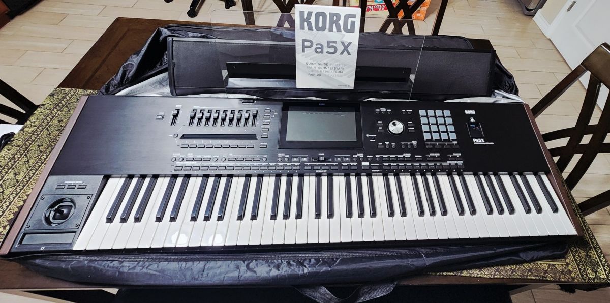 Korg Pa5X-MG Edition, Korg Pa5X76, Korg Pa4X76/Korg Pa4X Oriental/ MG2 Edition, Korg NAUTILUS 61-key, Korg Pa1000 MG Edition, Korg KRONOS2