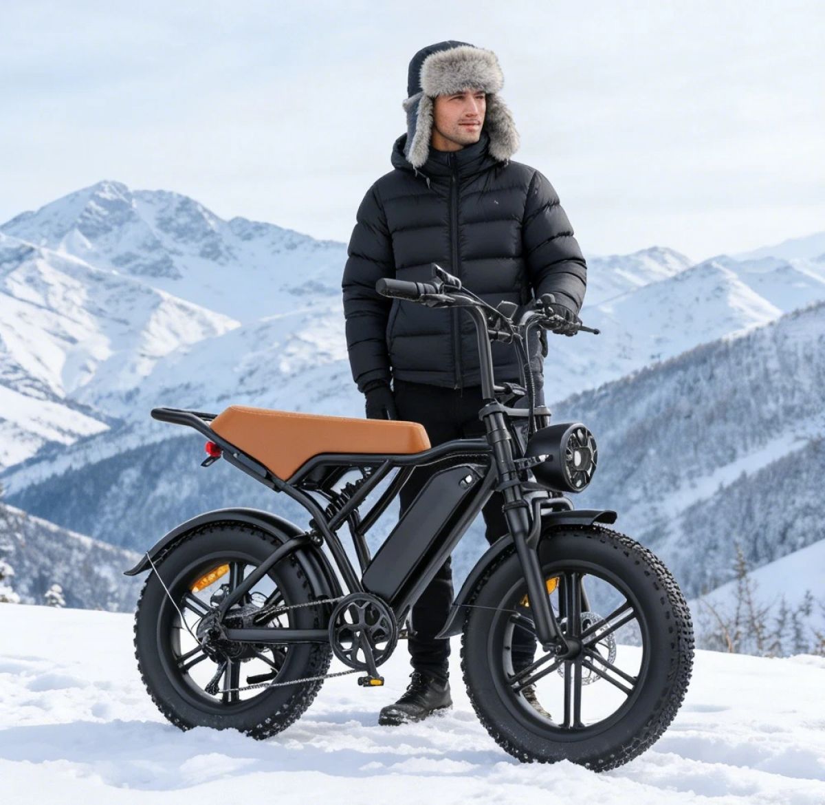 2026 20" E-Bike 250W 48V E-Mountain Bike 45km/h Offroad Moped Electric Motorcycle