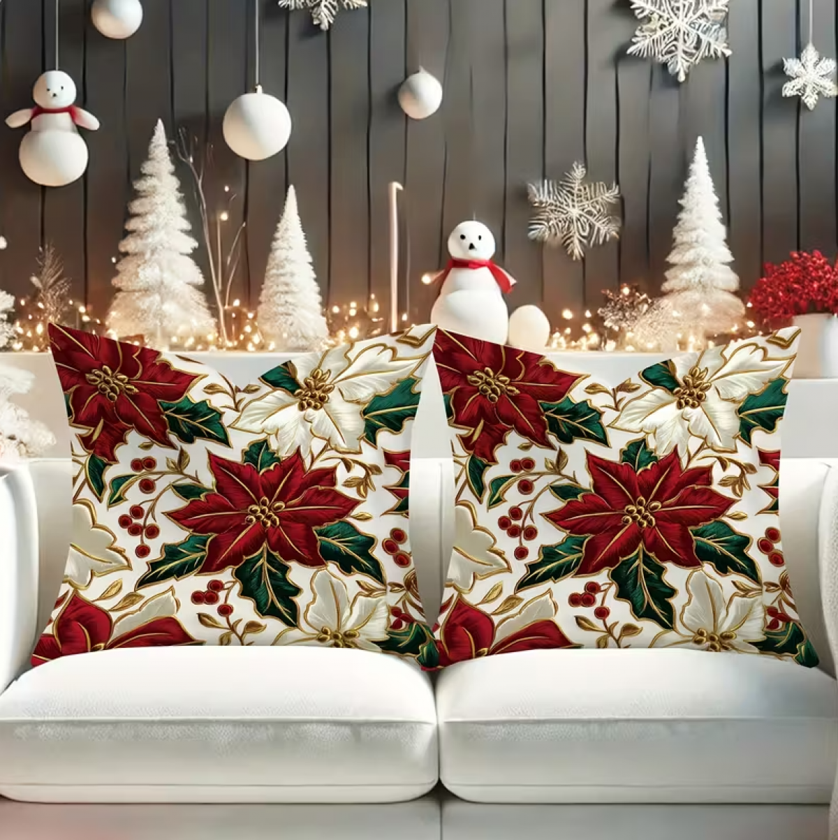 Рождественские наволочки • Набор 2 шт