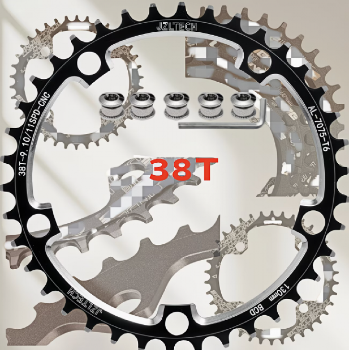 Jalgratta esihammasratas 38T /130BCD