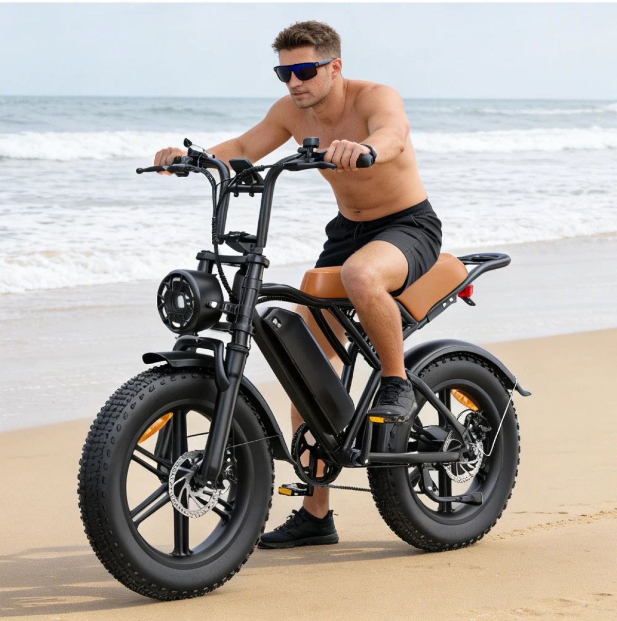 2026 20" E-Bike 250W 48V E-Mountain Bike 45km/h Offroad Moped Electric Motorcycle